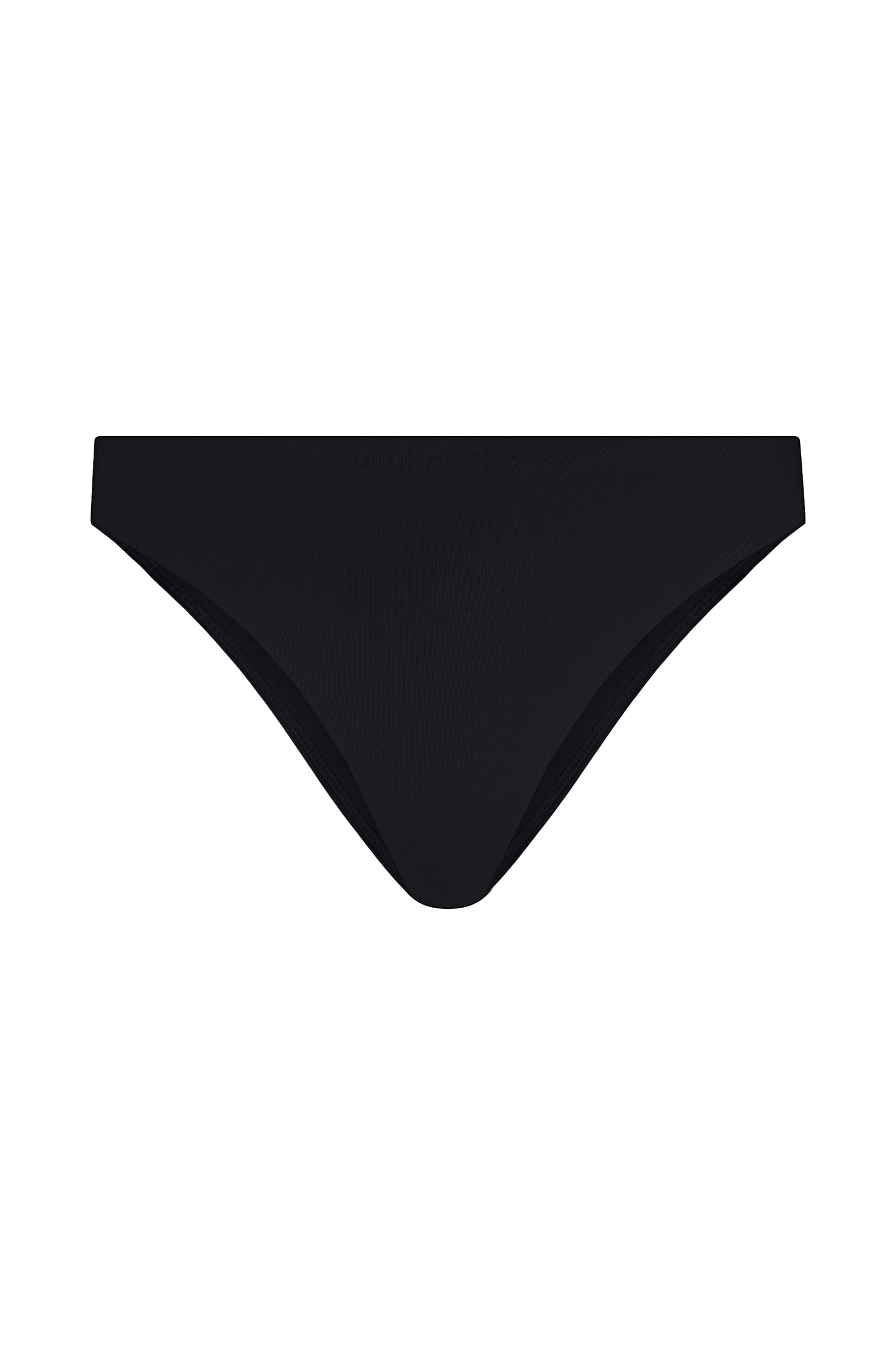Low Waist Bikini Bottom | Smooth Black