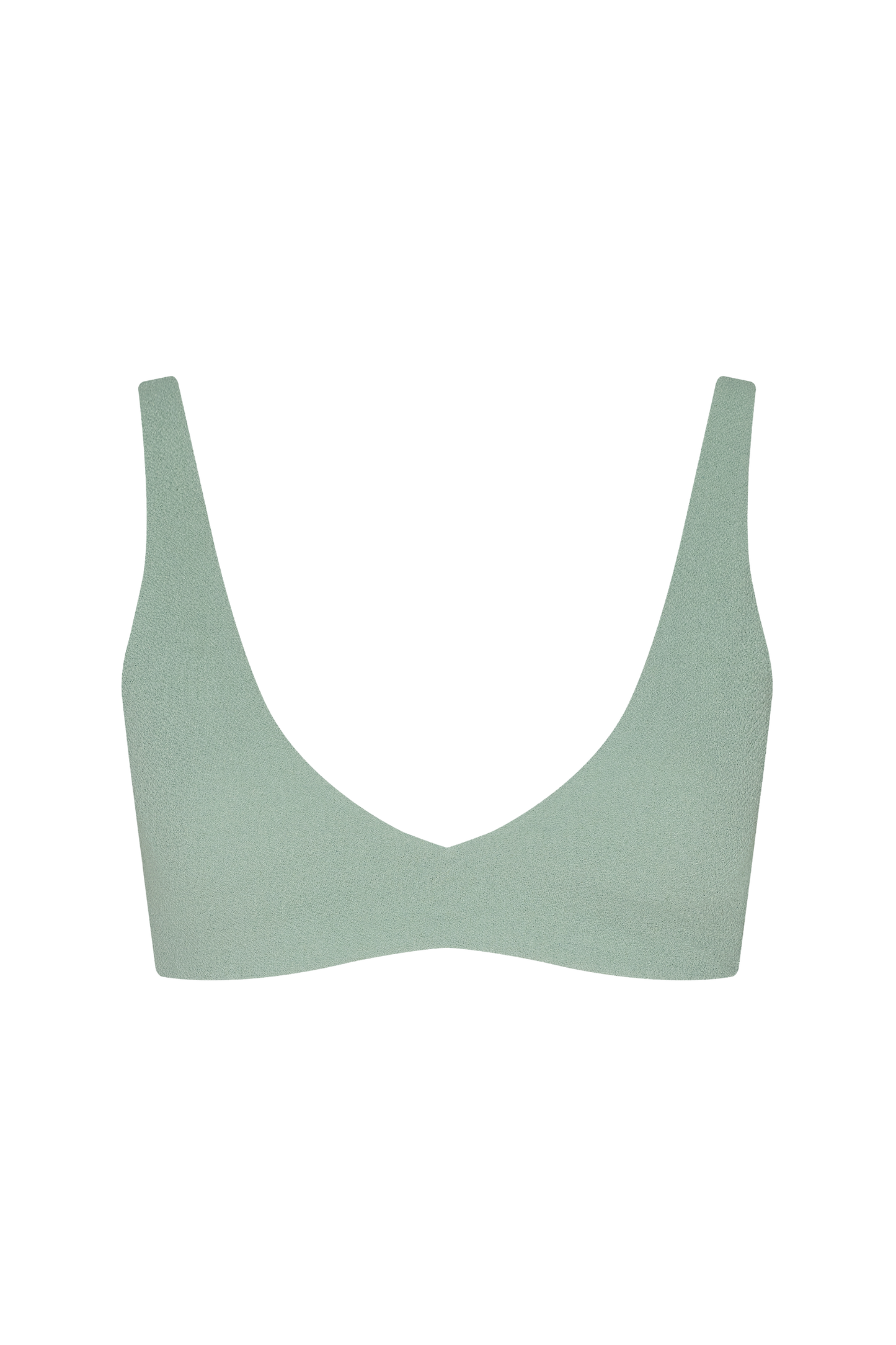 Plunge Bikini Top | Crispy Pistachio