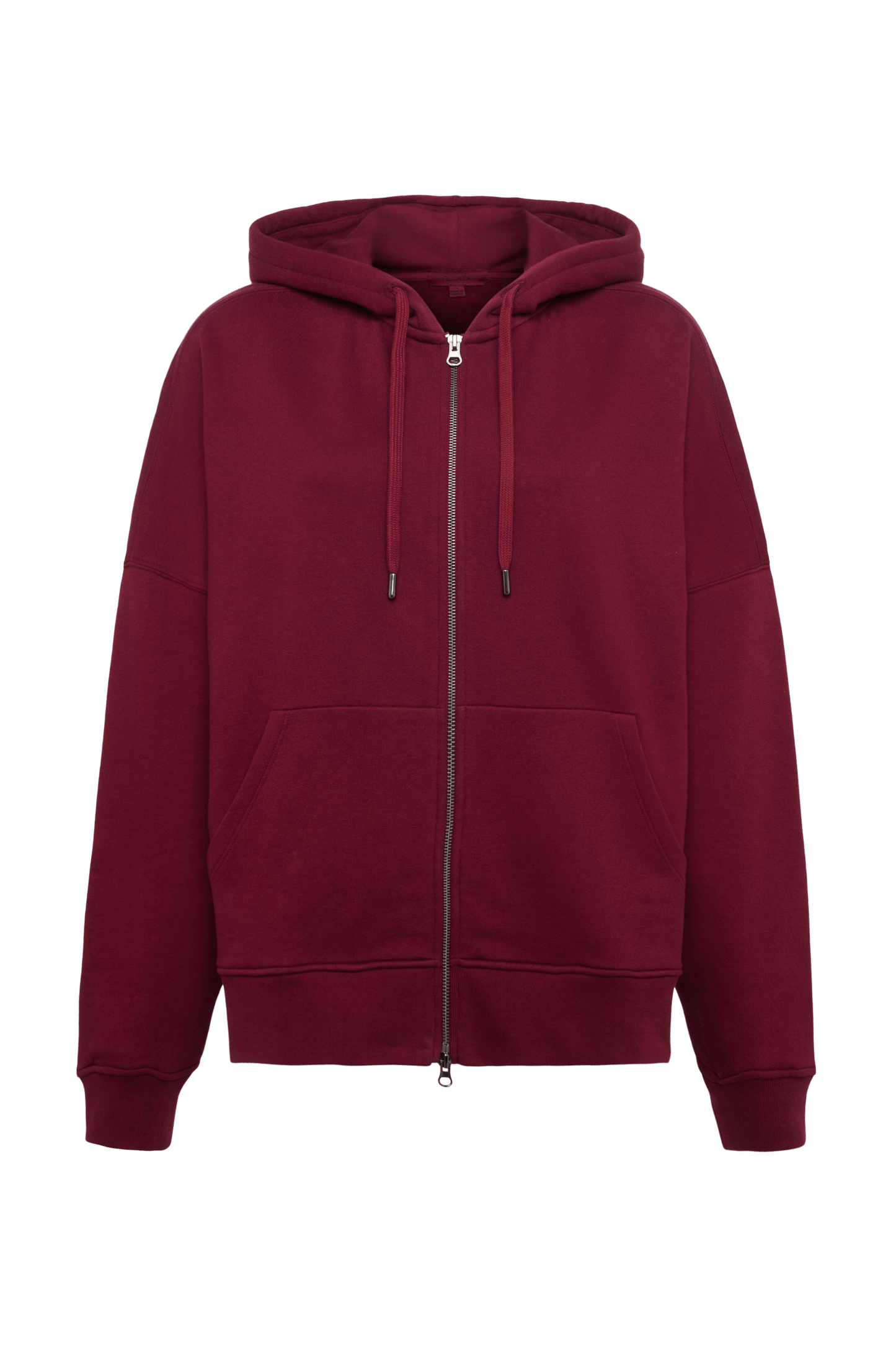 Core Fleece Two Way Zip Hoodie | Ruby