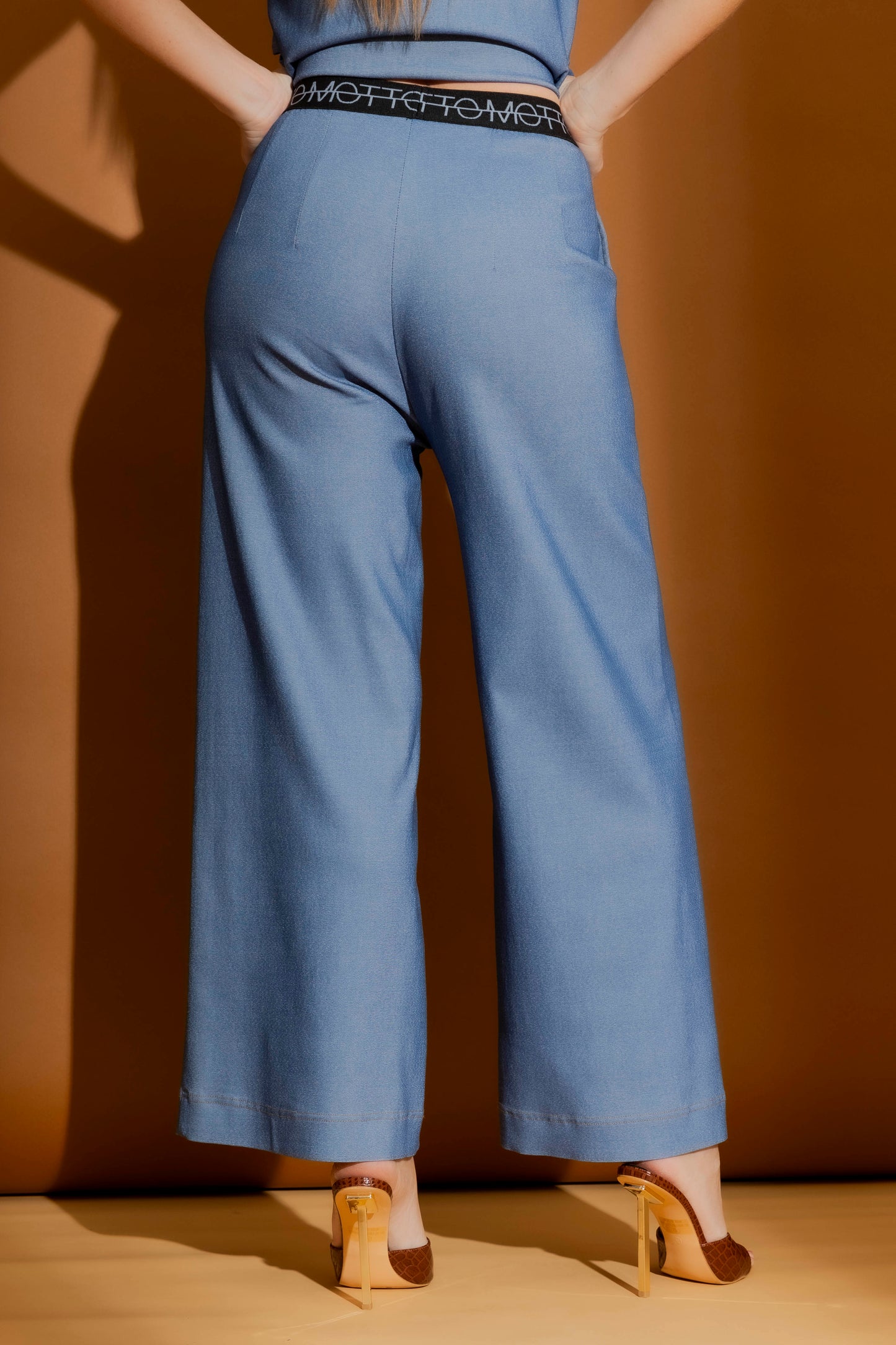 Chambray Leisure Pant