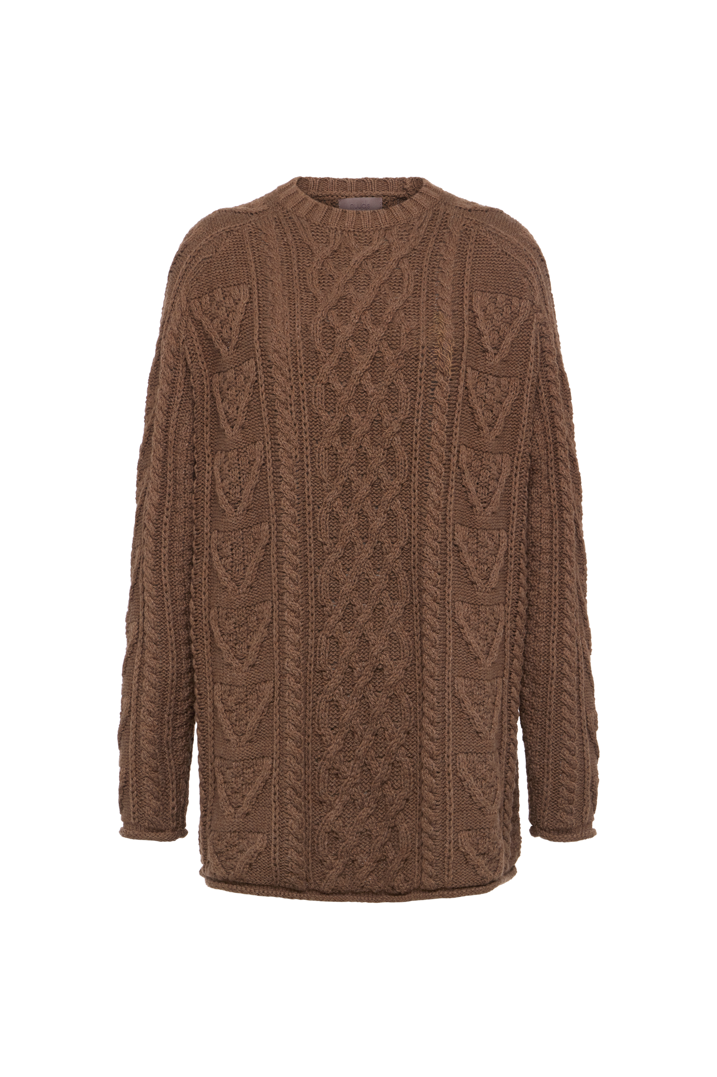 Heritage Cable Sweater | Cocoa