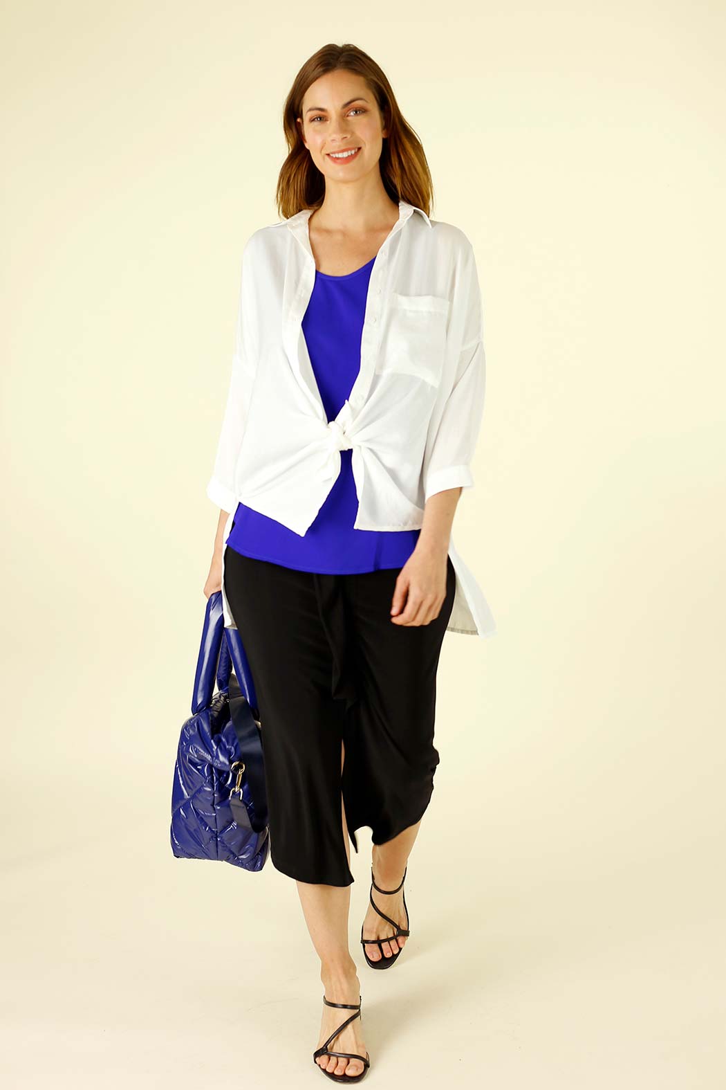 Black Jersey Tie Me Up Skirt - SALE