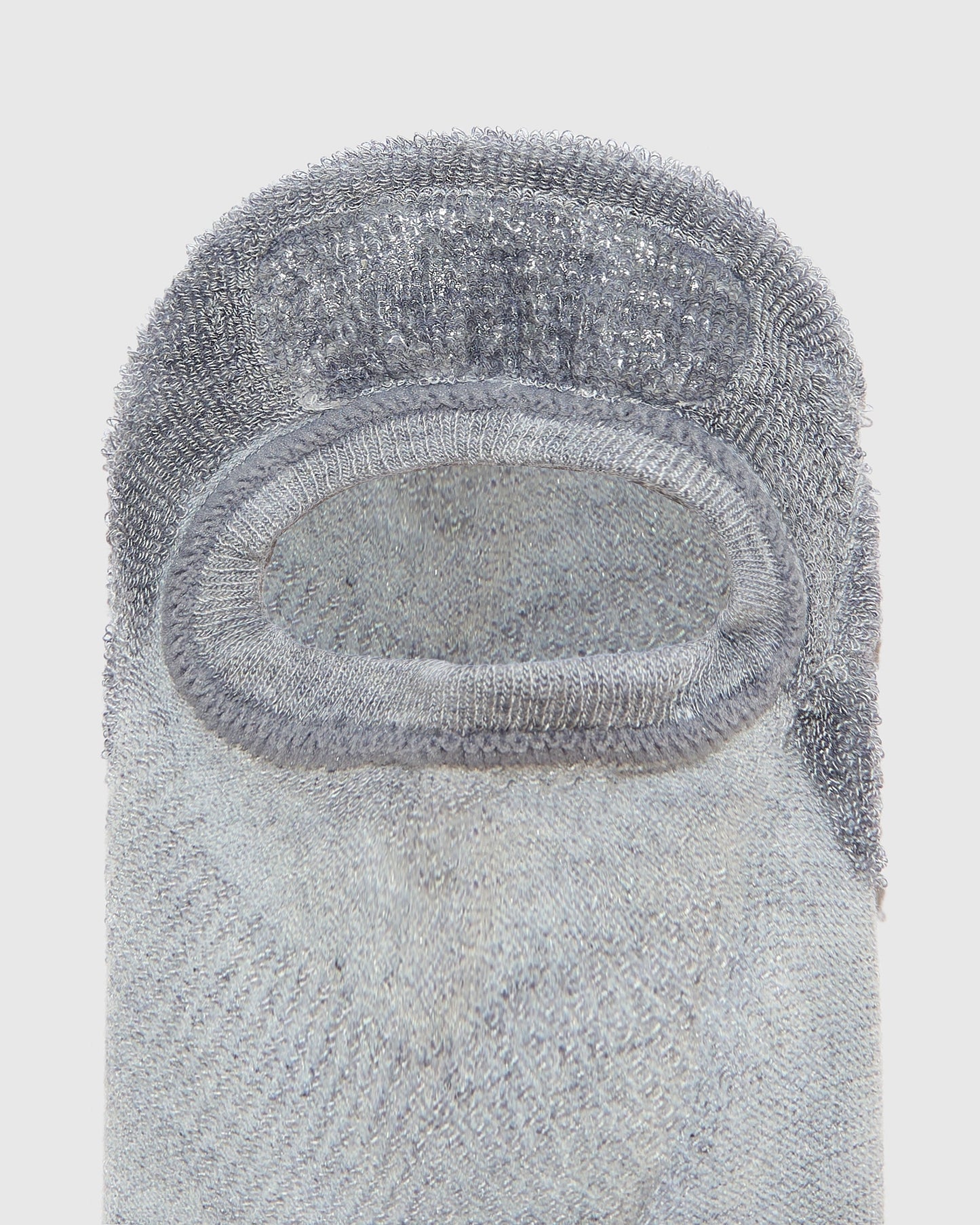 Heather Gray No Show Socks 3-Pack