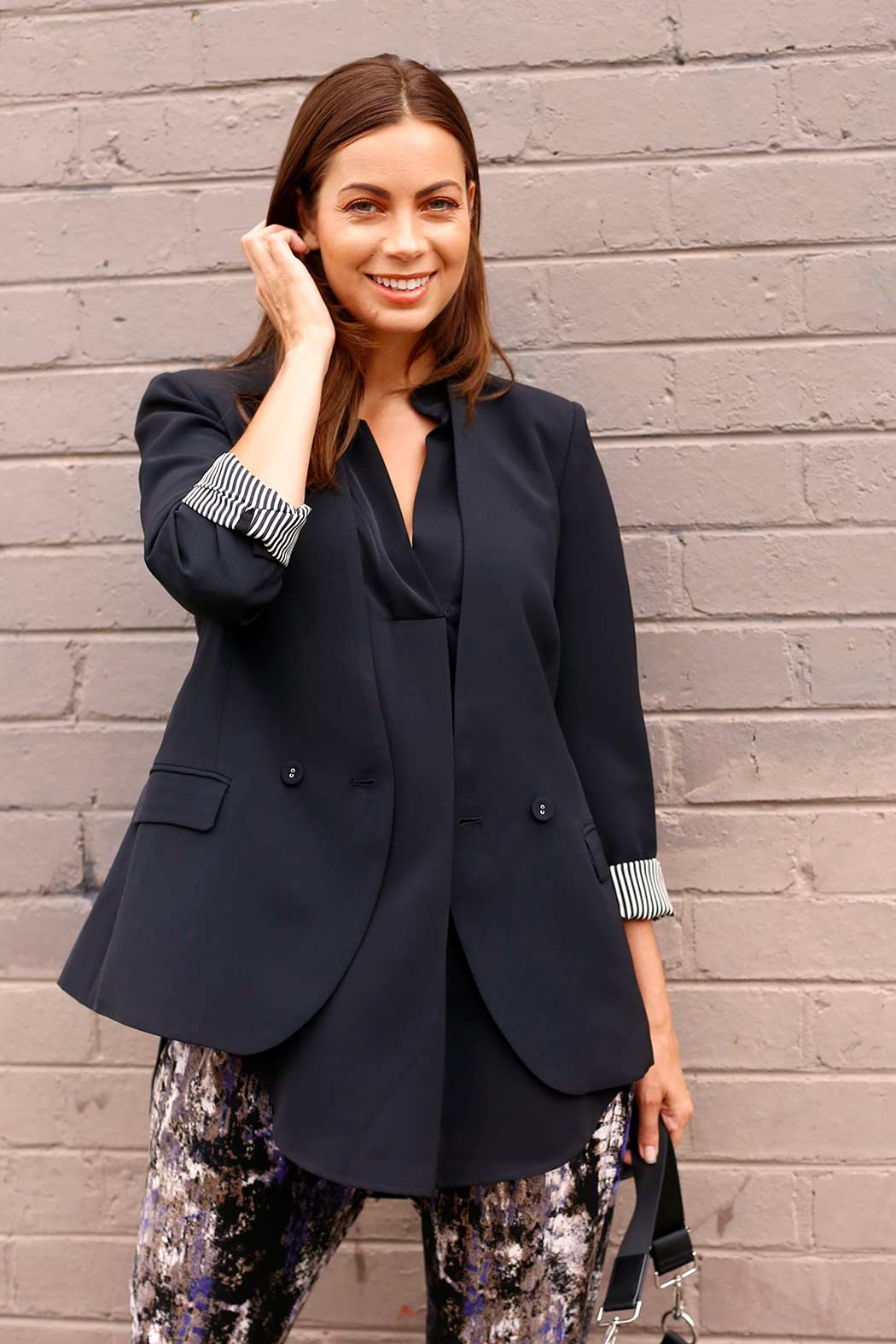 Black Euro Santo Blazer