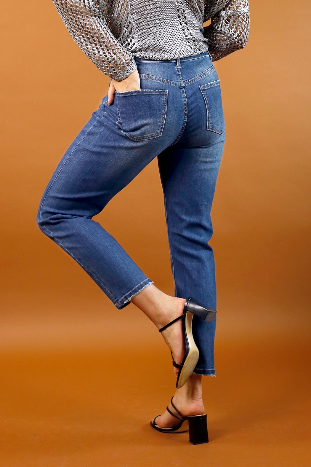 Chambray Asha Straight Jean - FINAL SALE