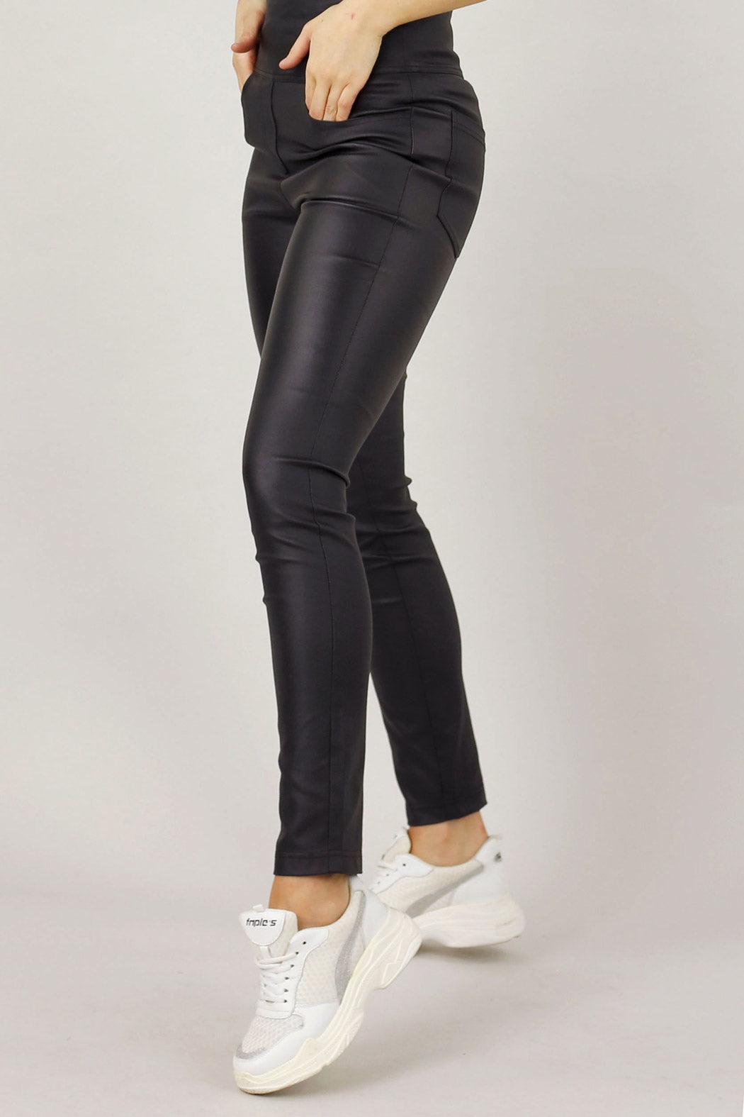 Black Waxed Easy Fit Jean - SALE