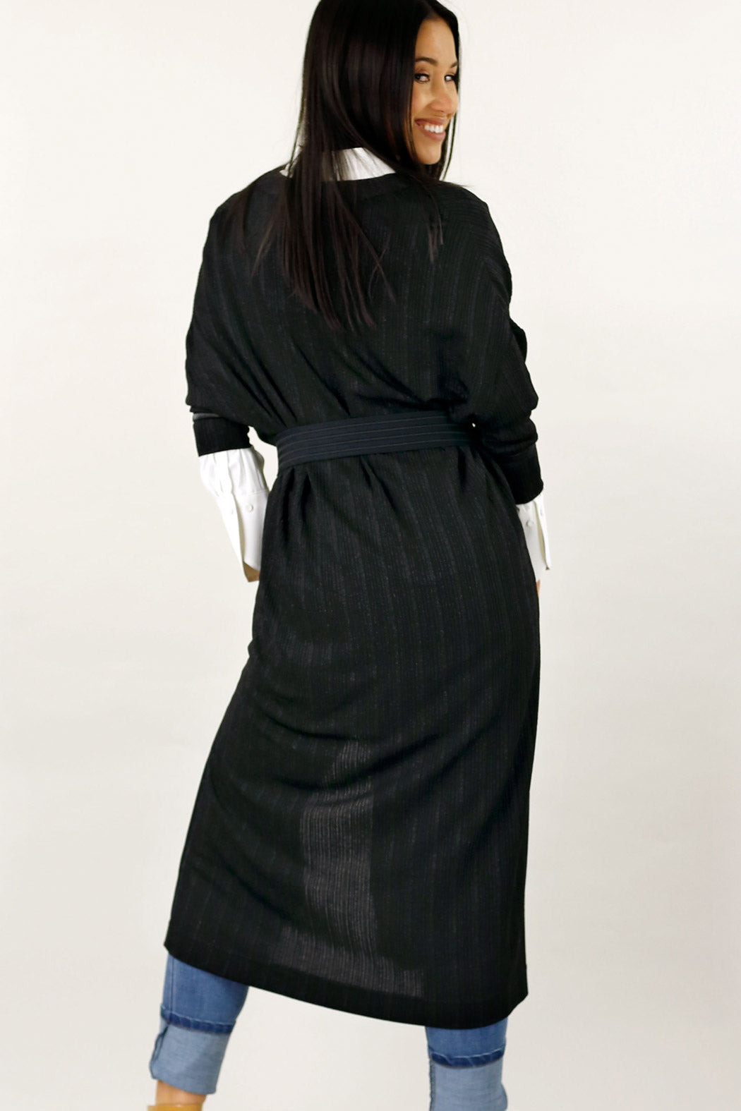 Black Glam Maxi Cardigan -FINAL SALE