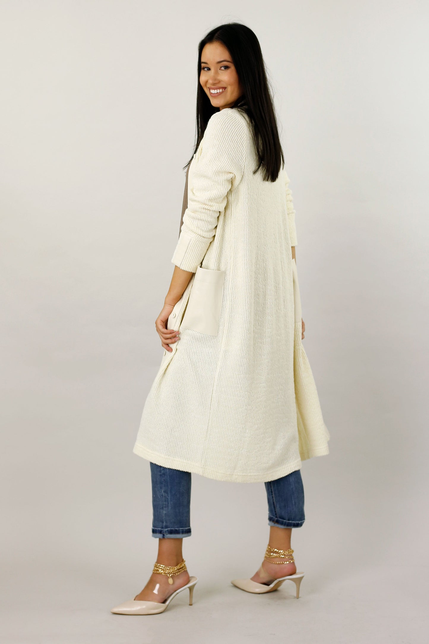 Butter Mod Rib Coatigan - SALE