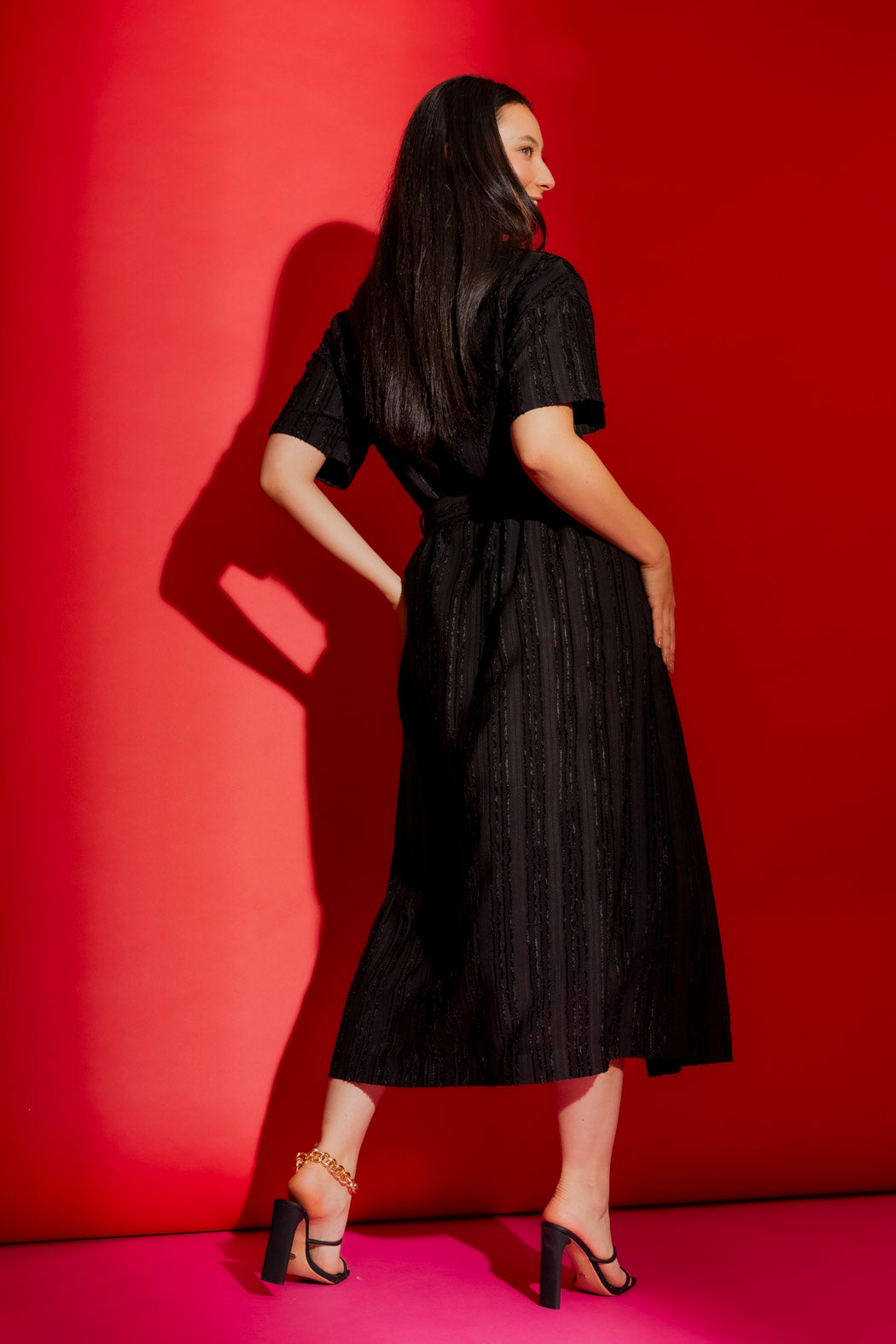 Black Shirt Dress