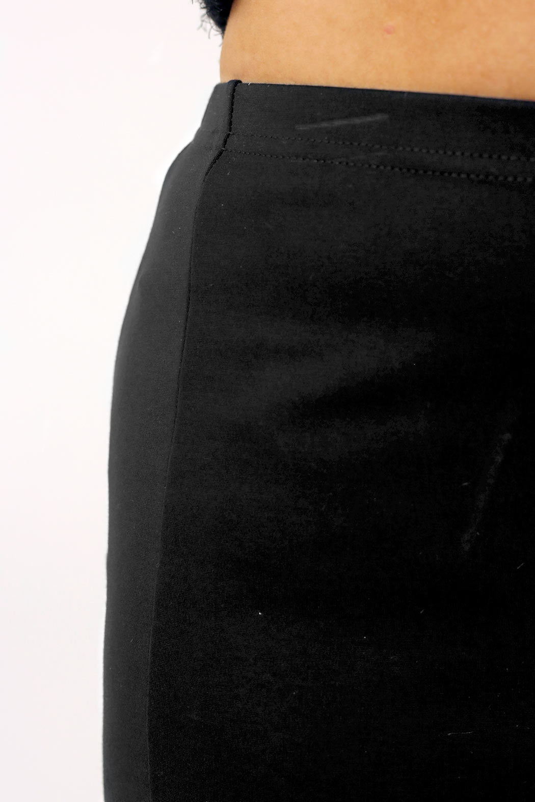 Black Ponte Mini Skirt - FINAL SALE
