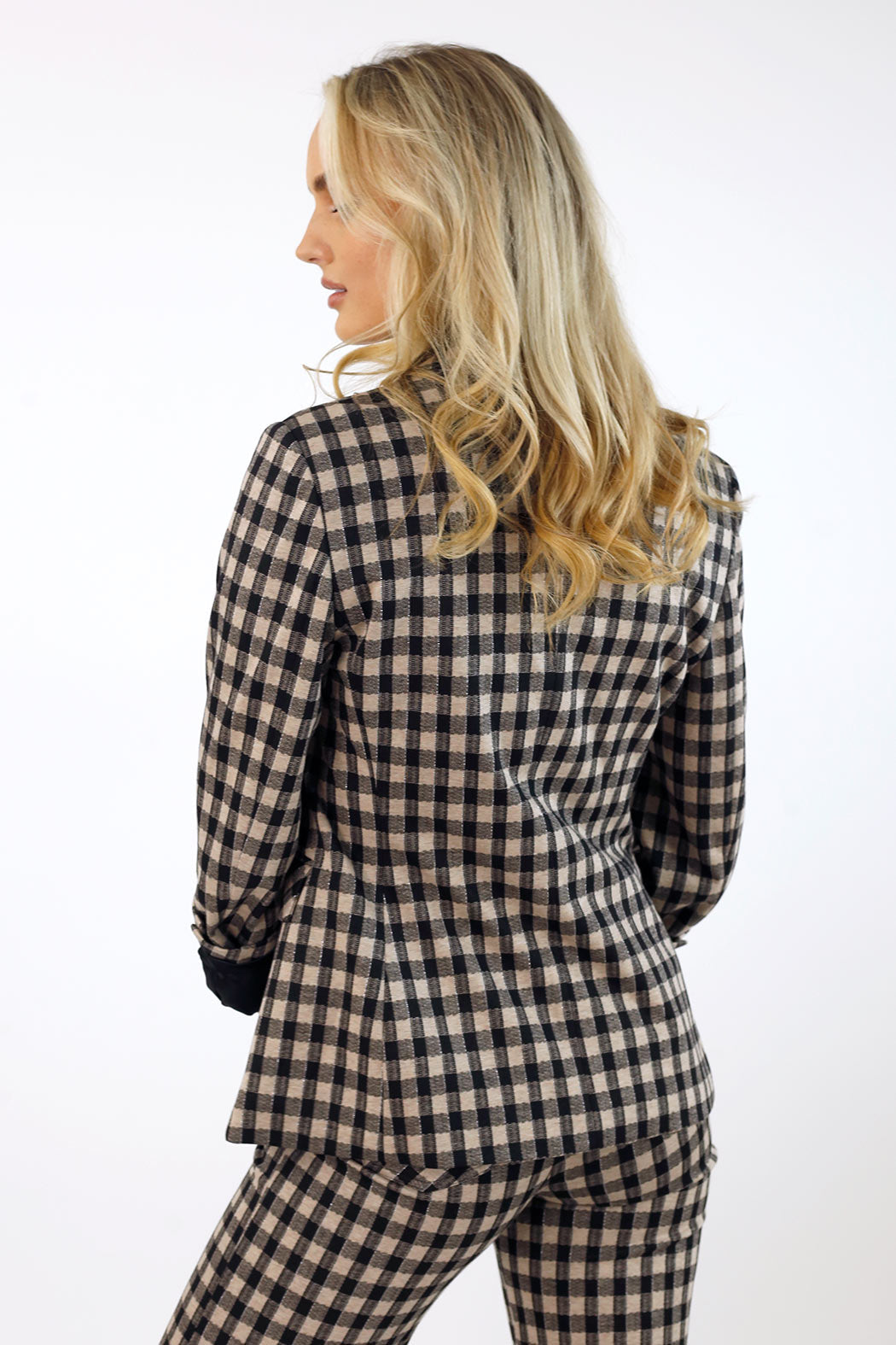 Big Check Ponte Blazer - SALE