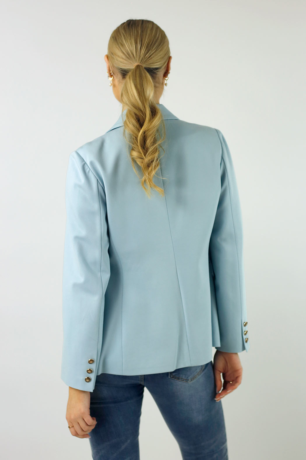 Blue Ponte Sisca Blazer - SALE