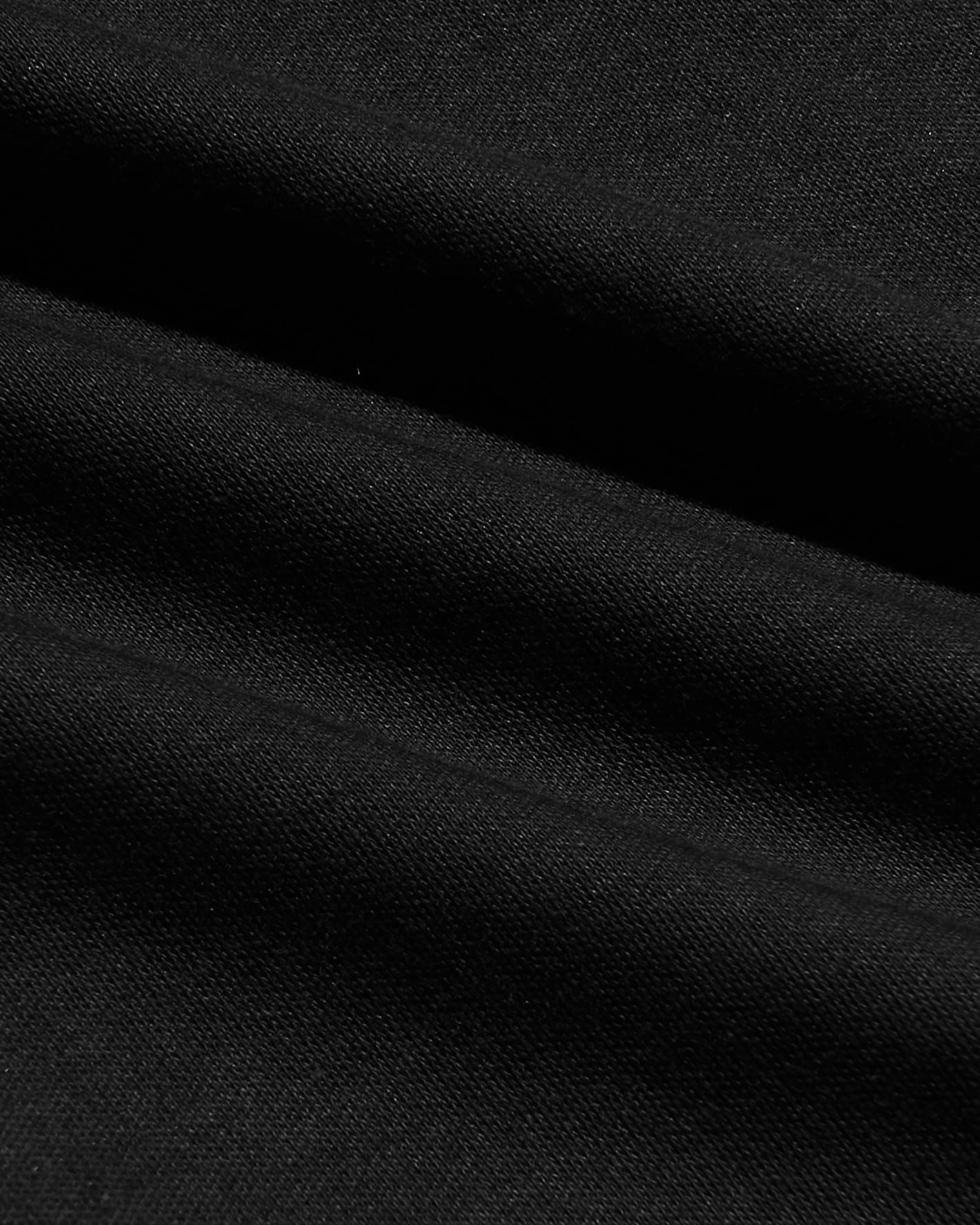 All Black Pima Cotton Blend Crew 2-Pack