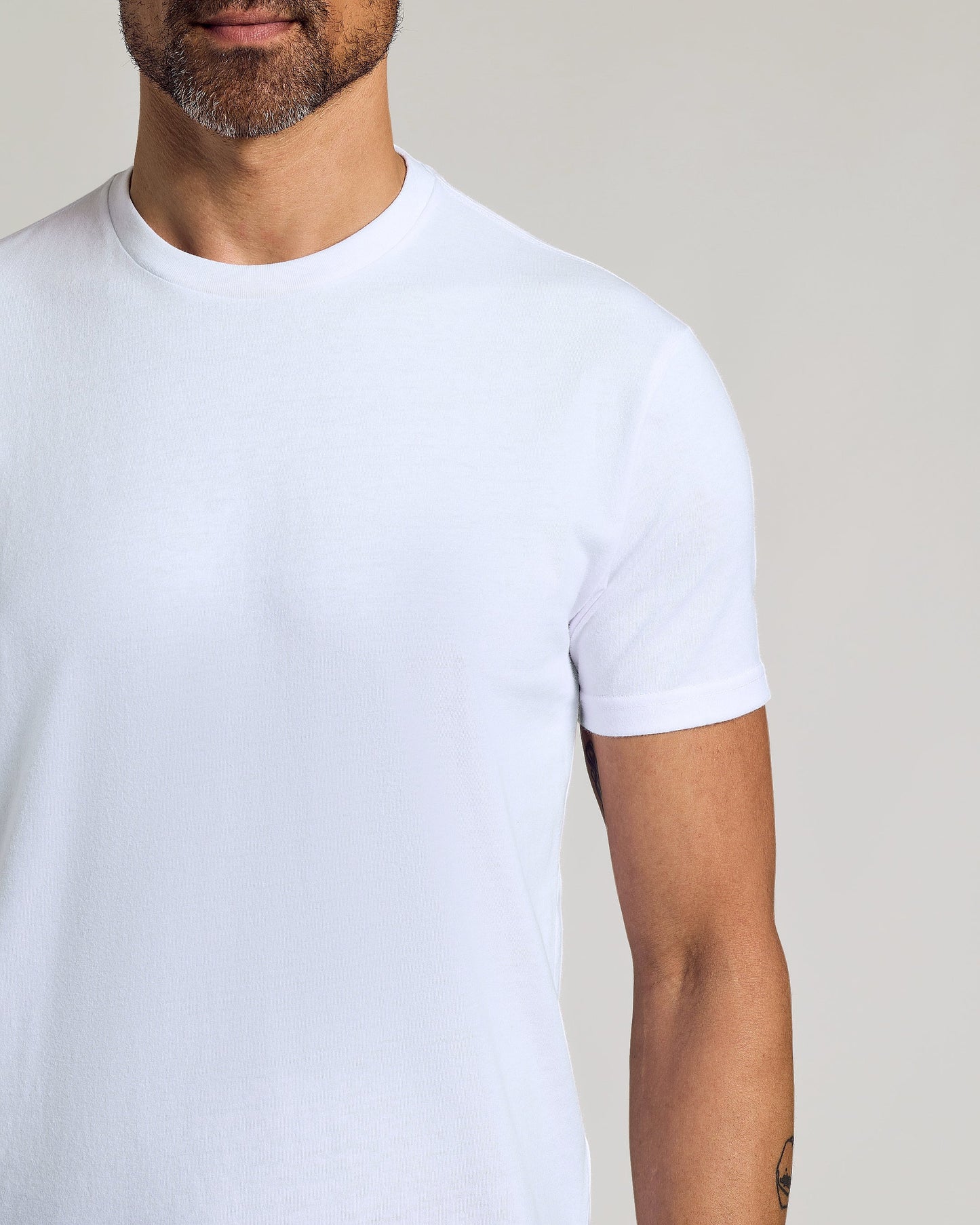 Classic Curved Hem Crew Neck 3-Pack