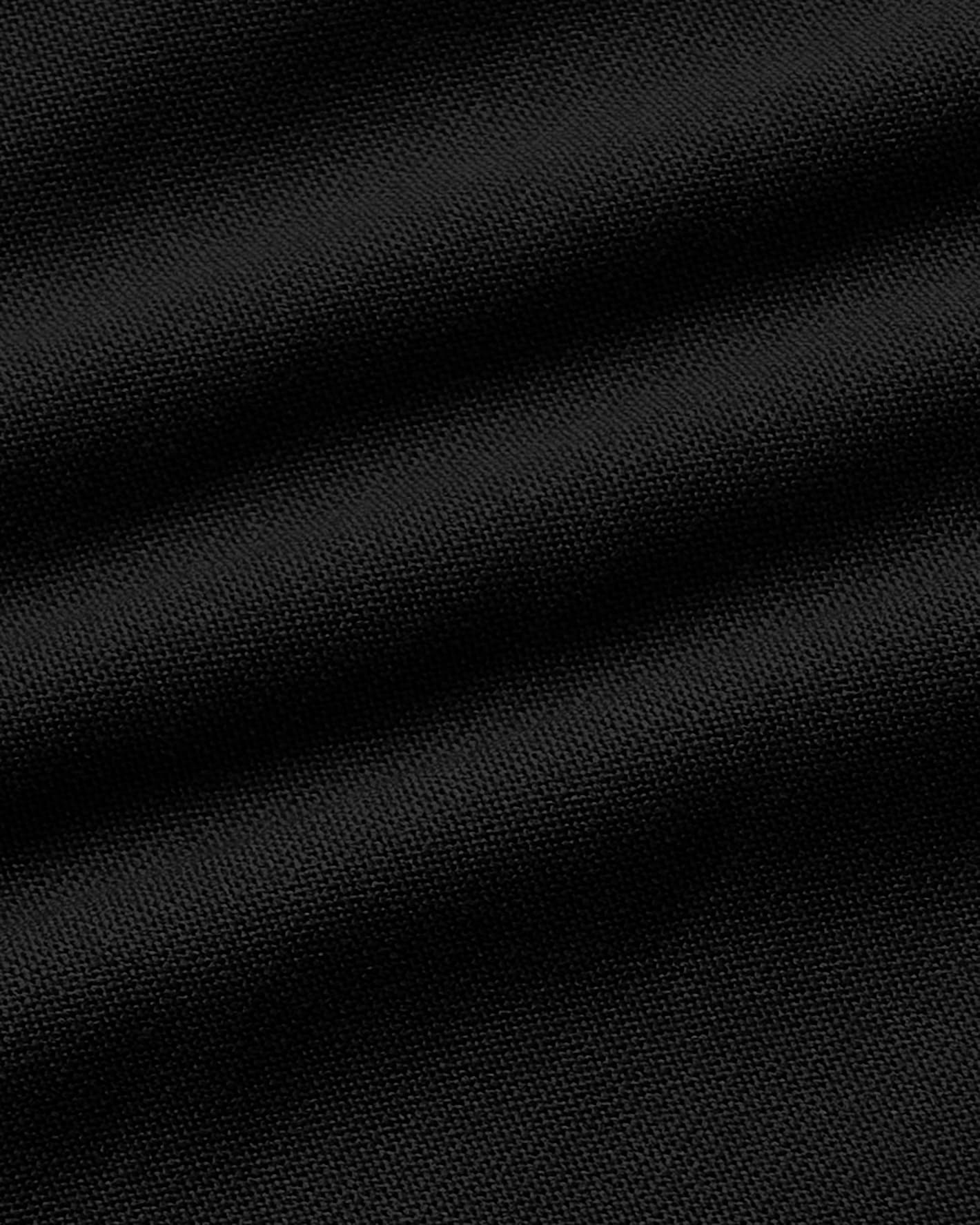 Black Active Curved Hem Crew