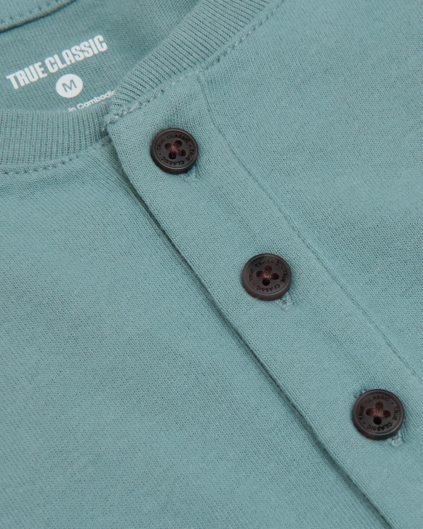 Heavyweight Curved Hem Henley 3-Pack