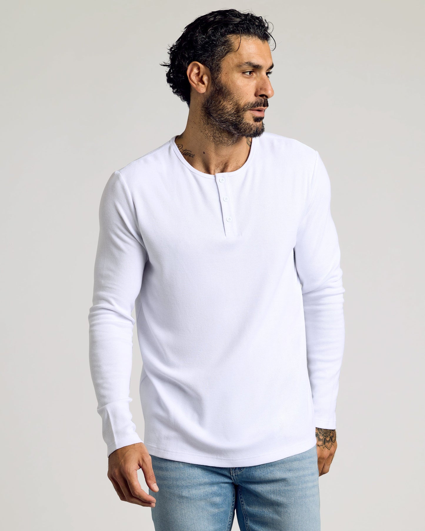 The Standard Waffle Long Sleeve Henley 3-Pack