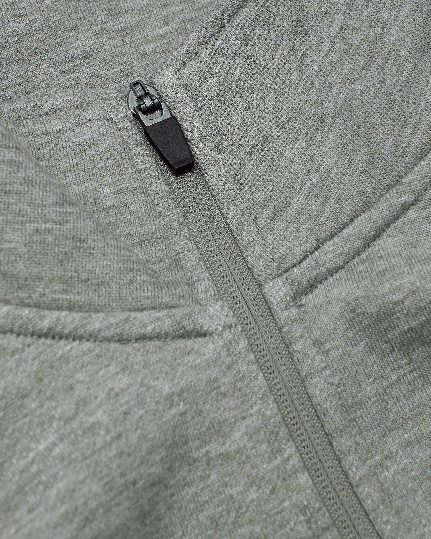 Dark Heather Gray Quarter Zip Fleece Sweatshirt