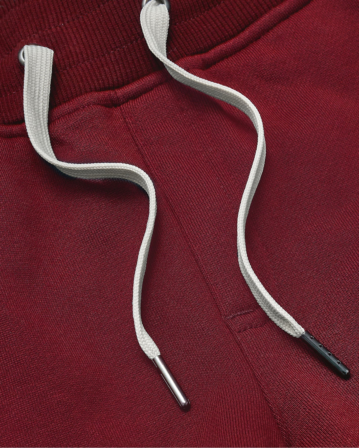 Dark Maroon Fleece French Terry Joggers