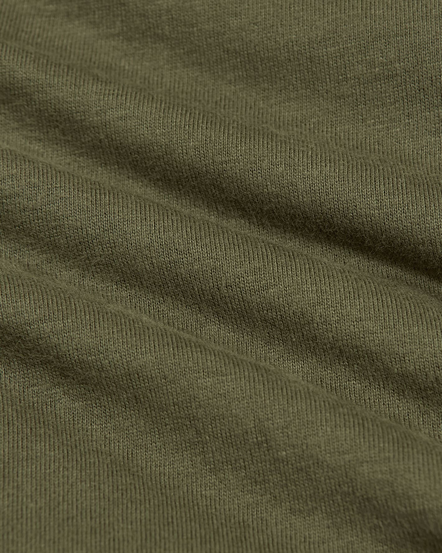 Military Green Short Classic Crew Neck