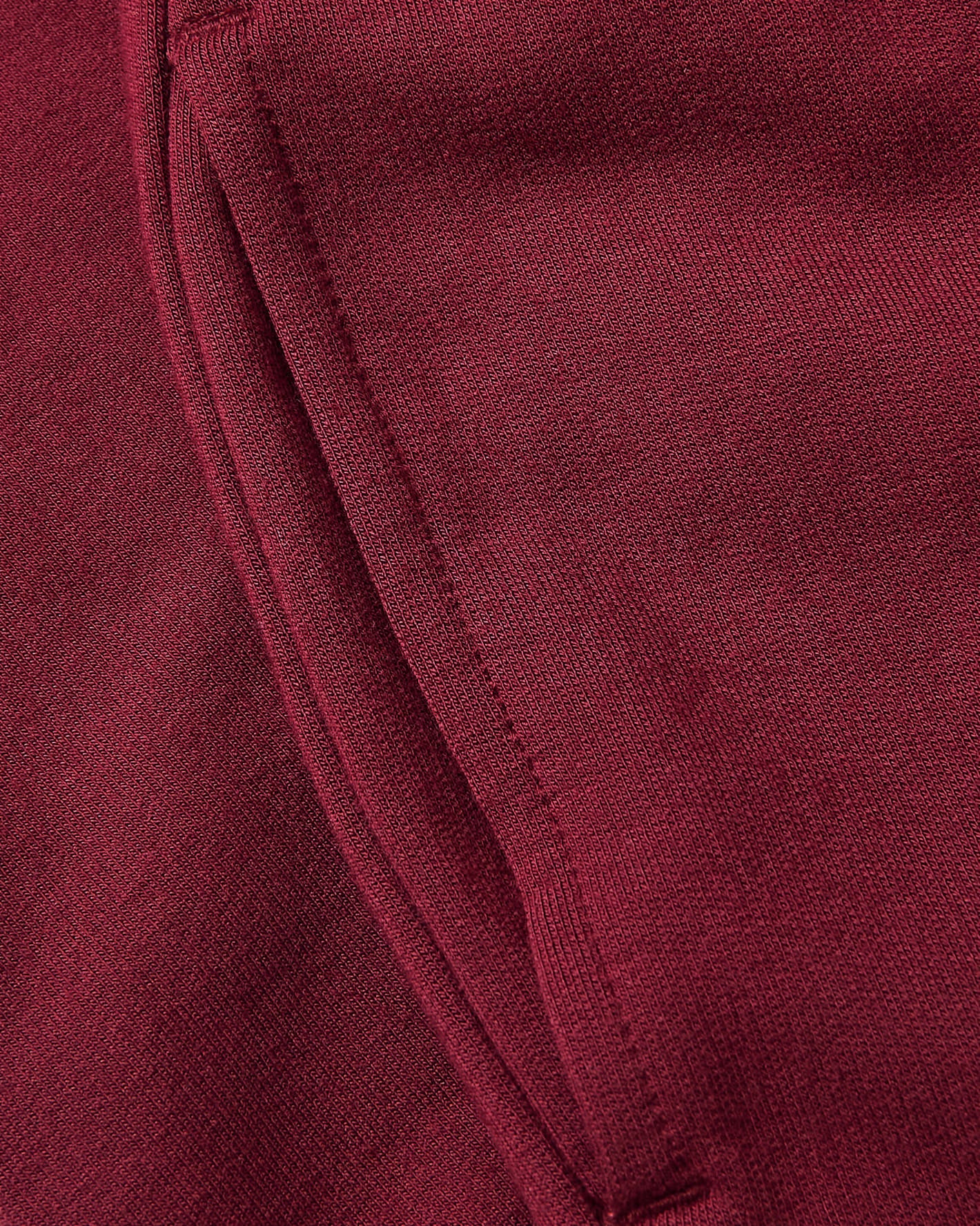 Girls Dark Maroon Cropped Zip Hoodie & Relaxed Joggers 2-Pack