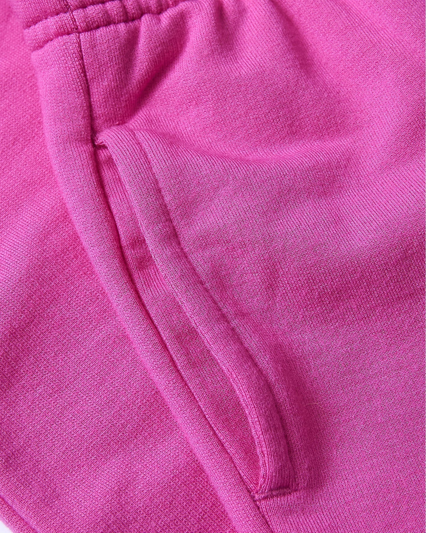 Girls Electric Fuchsia Cropped Zip Hoodie & Relaxed Joggers 2-Pack