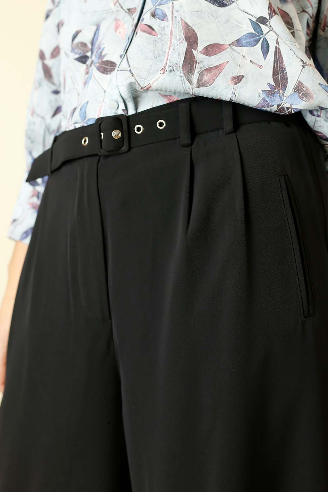 Black Euro Paperbag Culotte - SALE