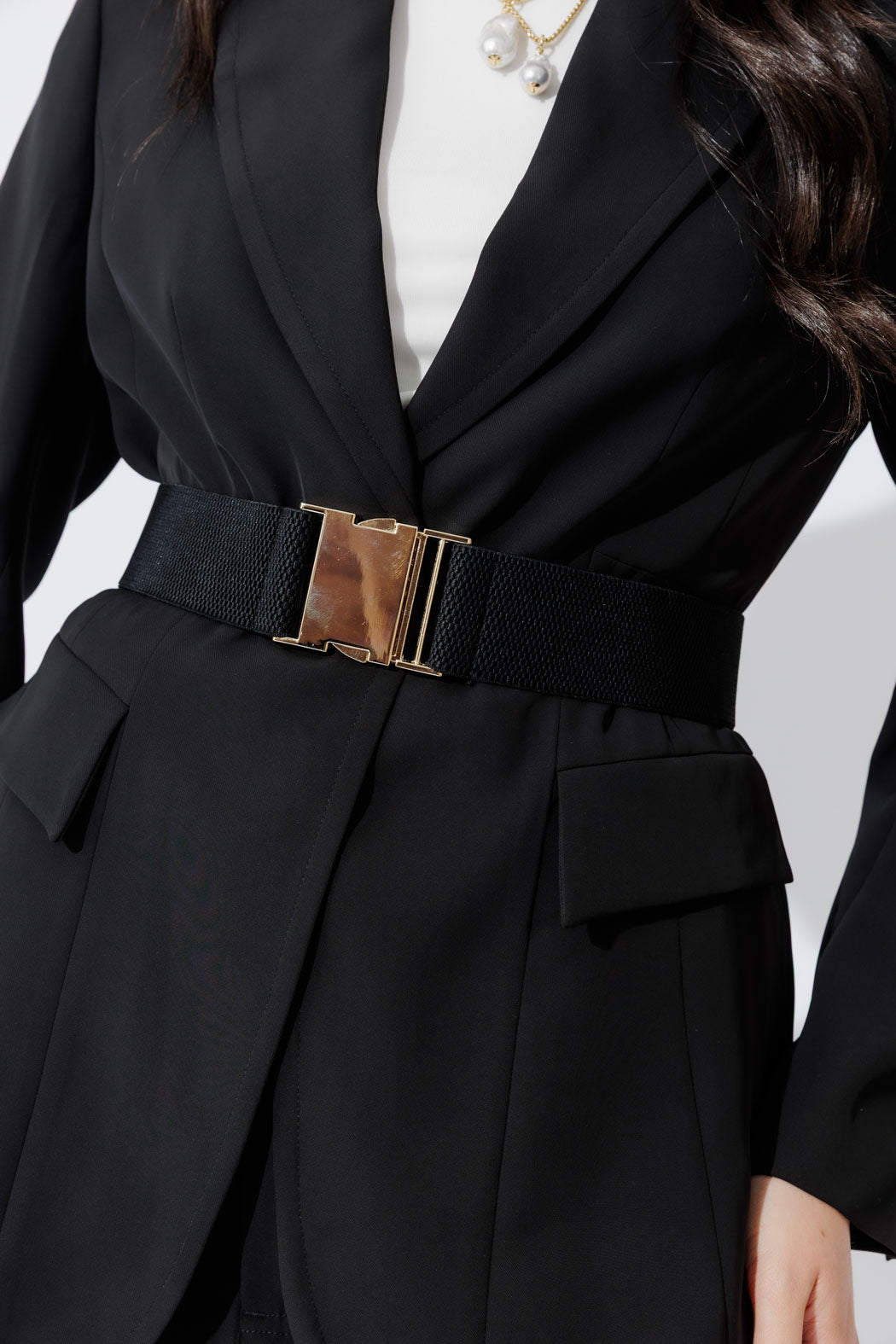 Black Elastic Belt
