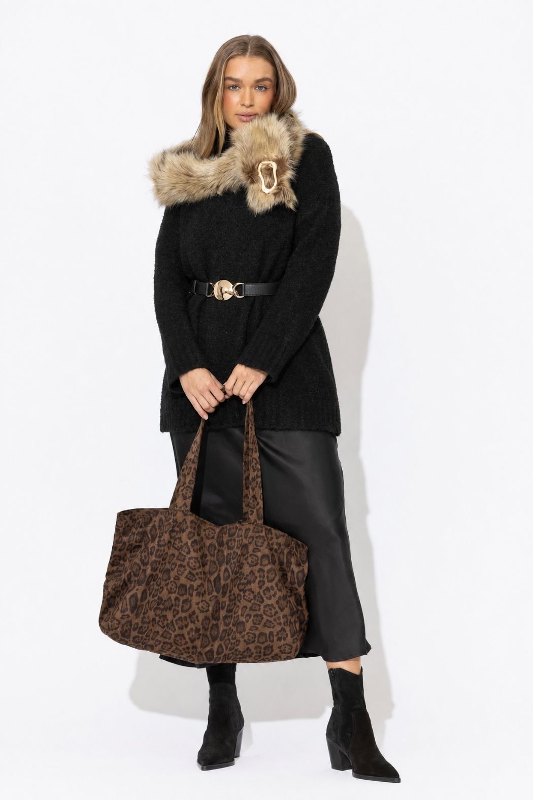 Black Roll Neck Tunic