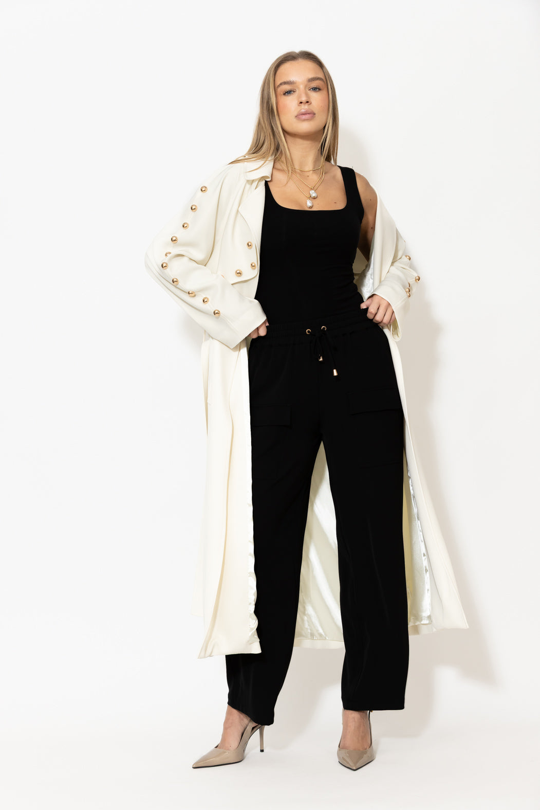 Black Lustra Cargo Pant