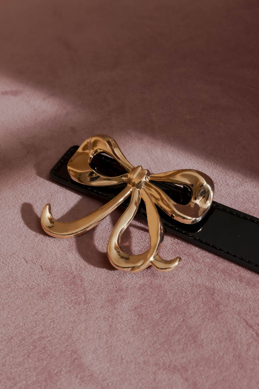 Black Bow Belt Black S/M