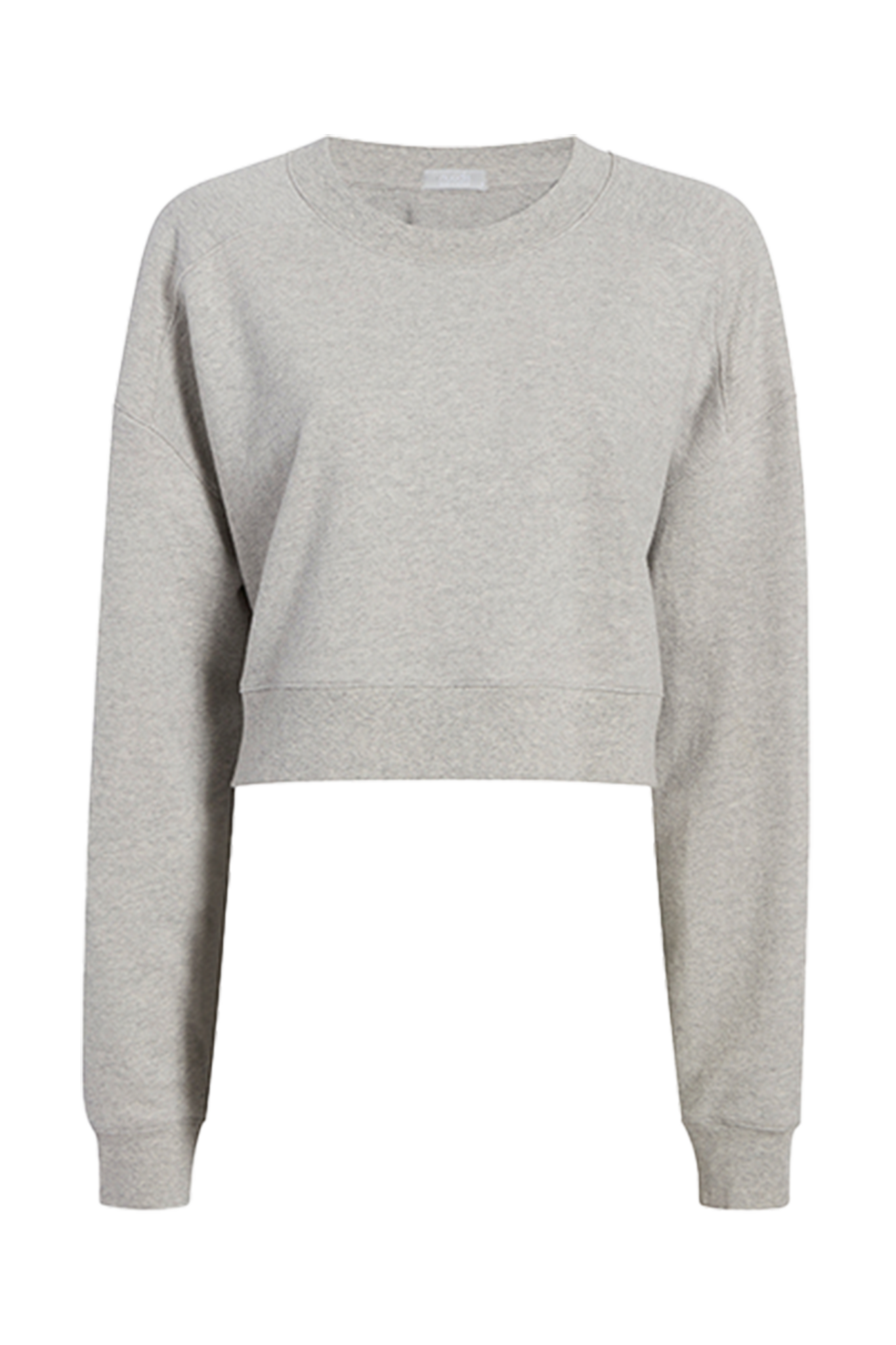 Cropped Crewneck Sweatshirt | Heather Grey