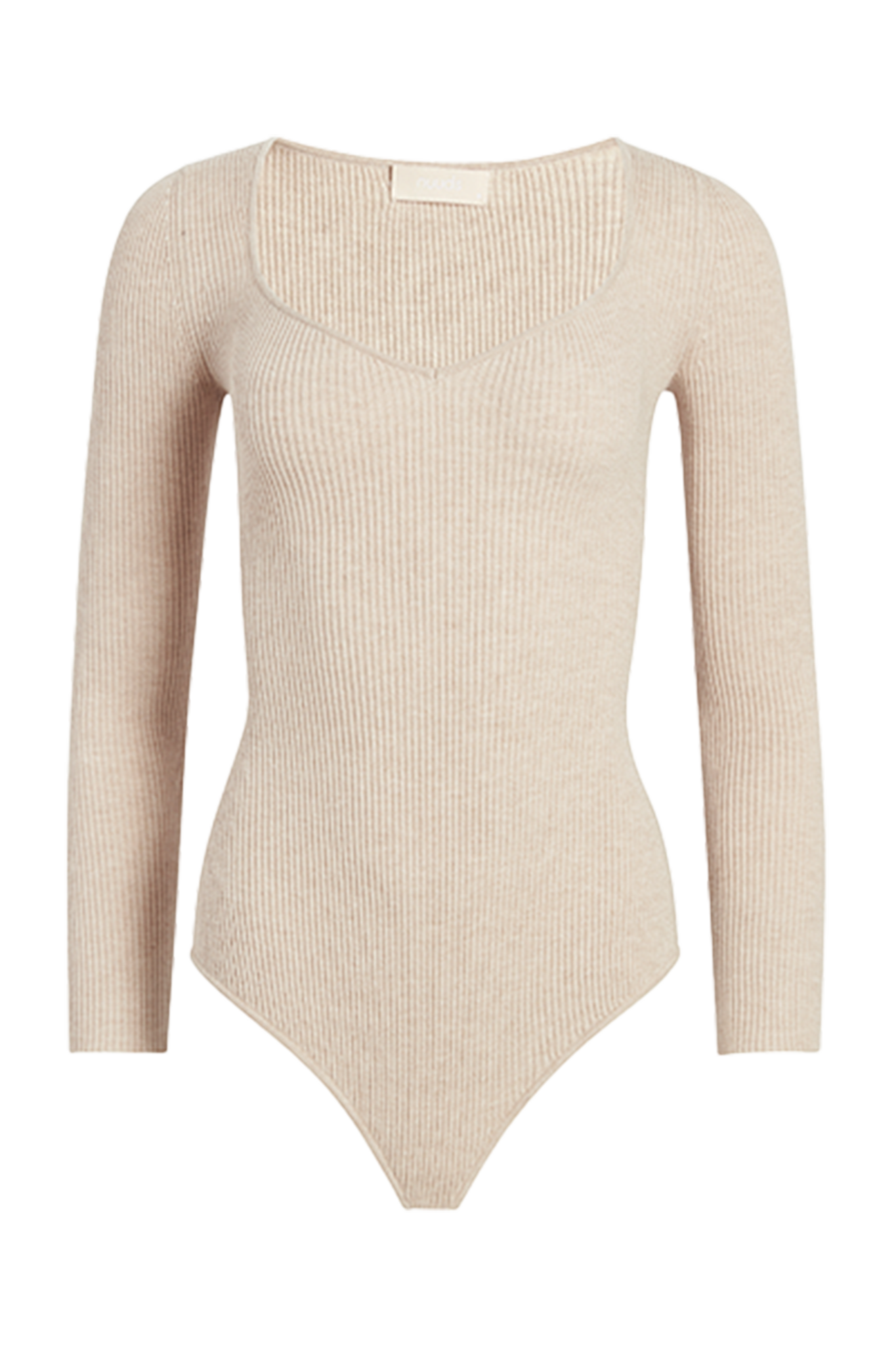 Sweetheart Sweater Bodysuit | Heather Oat