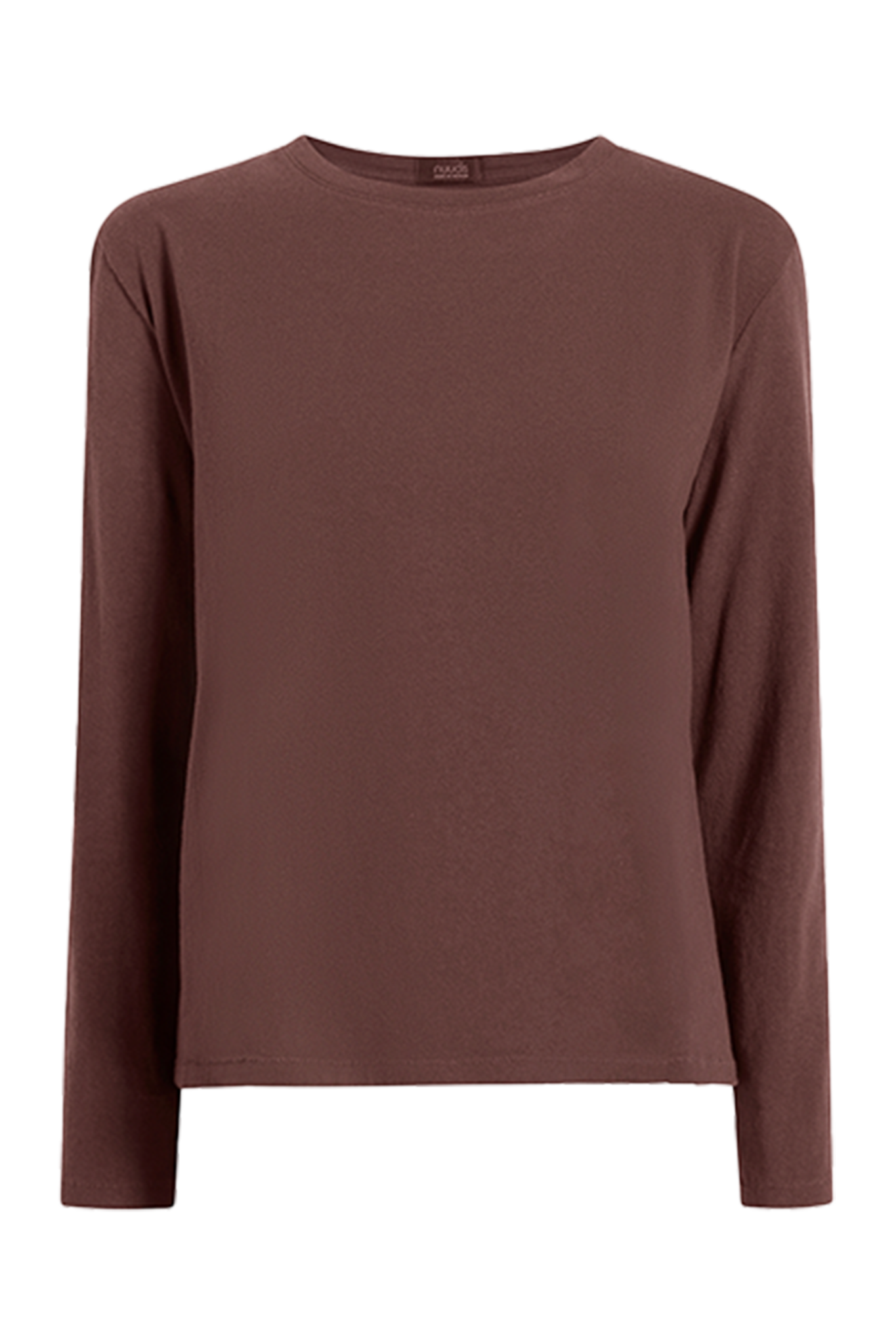 Vintage Cotton Long Sleeve Everyday T-Shirt | Coffee