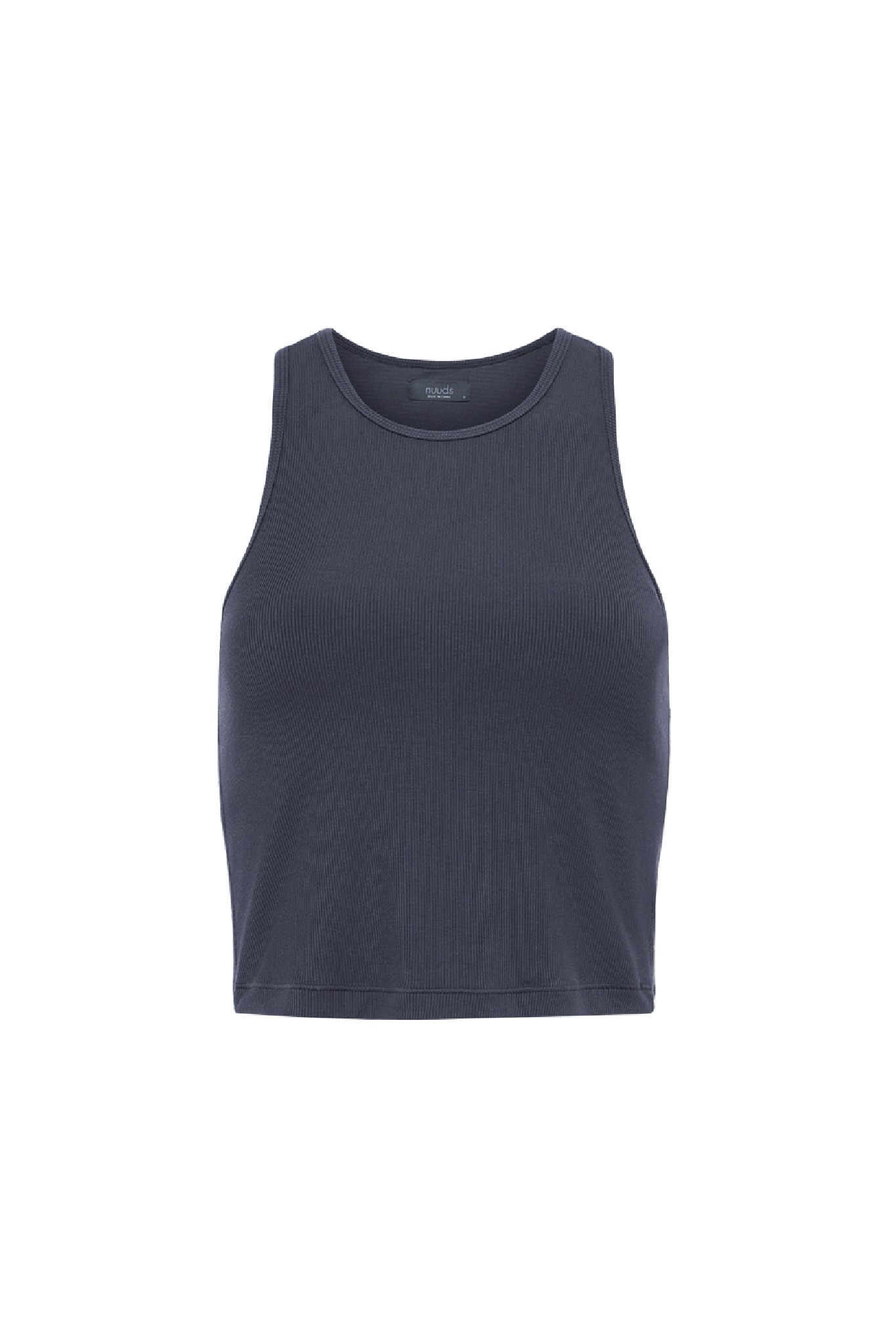 Sporty Rib Racer Tank | Graphite