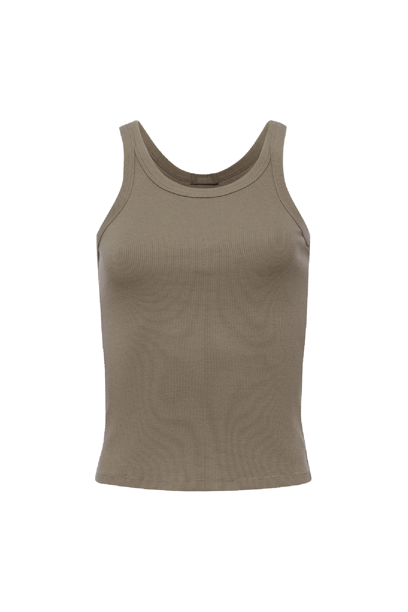 Essential Rib Tank | Mocha