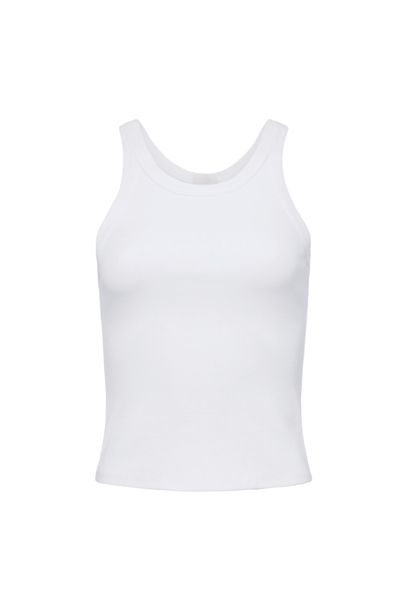 Essential Rib Tank | White