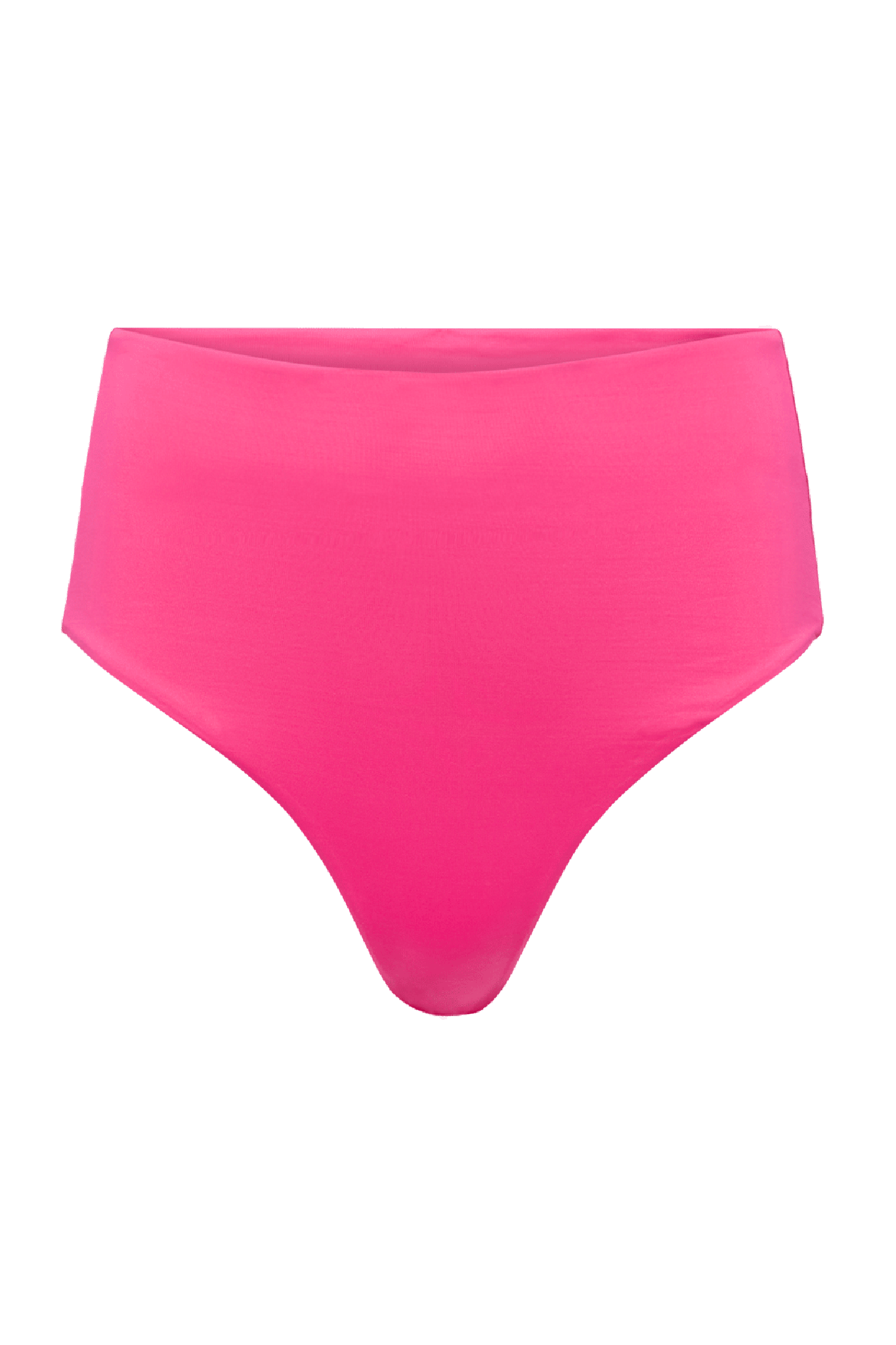 High Waist Bikini Bottom | Fuchsia