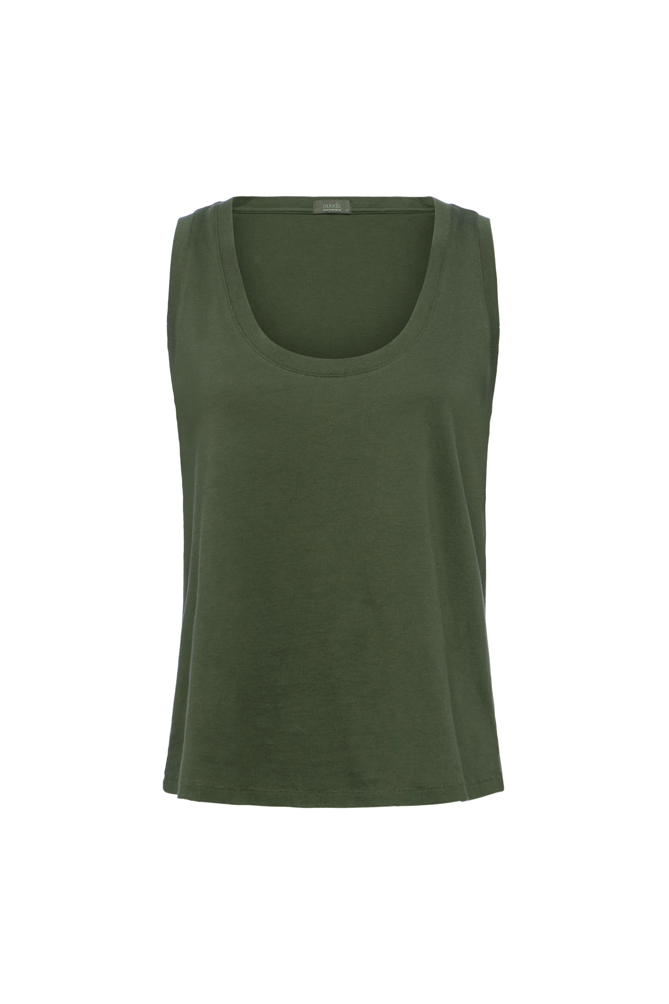 Soft Cotton Everyday Tank | Darkest Olive