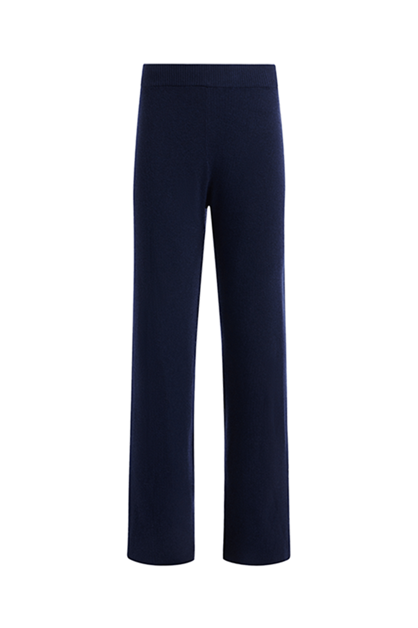 Ribbed Sweater Wide Leg Pant | Navy