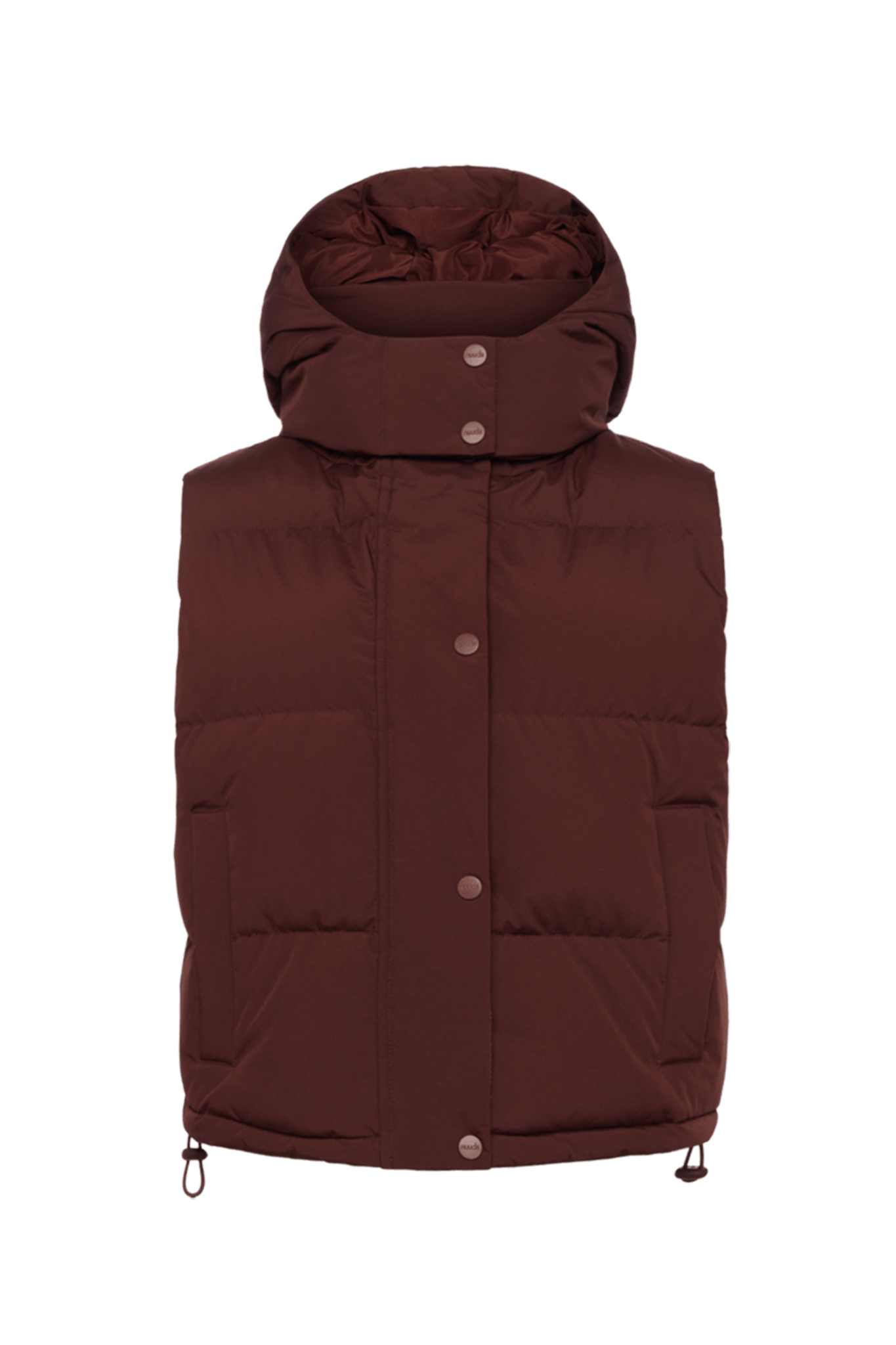 Peak Puffer Vest | Black Cherry