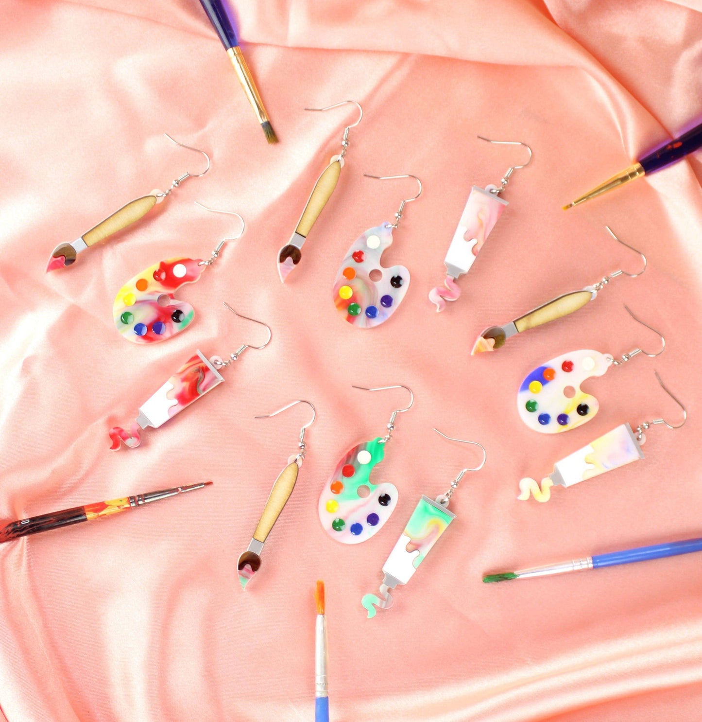 This Is An Art Earrings Set!
