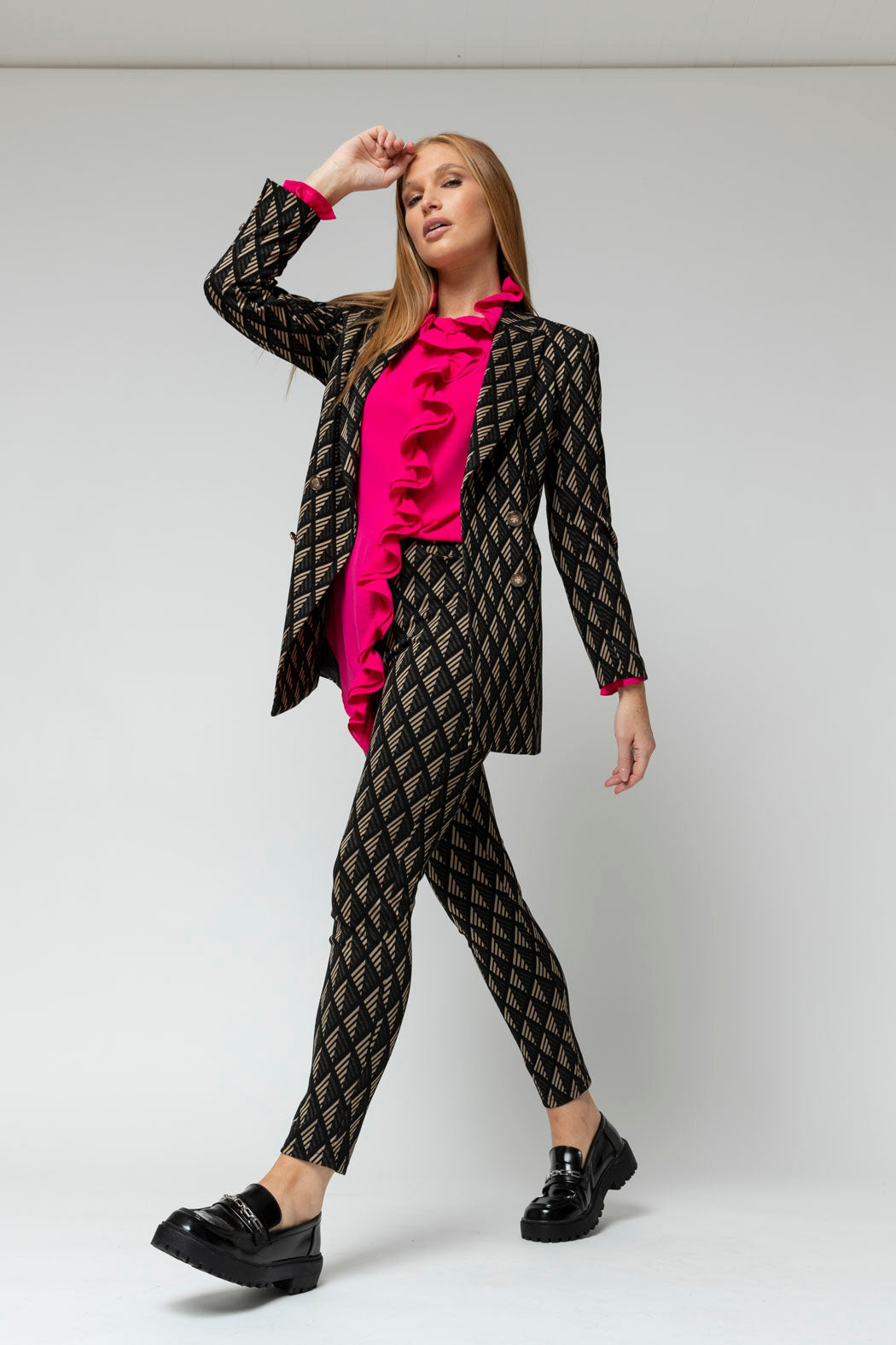 Black Taupe Bari Blazer