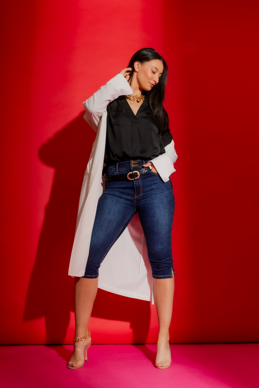 Black Cargo Blogger Shirt
