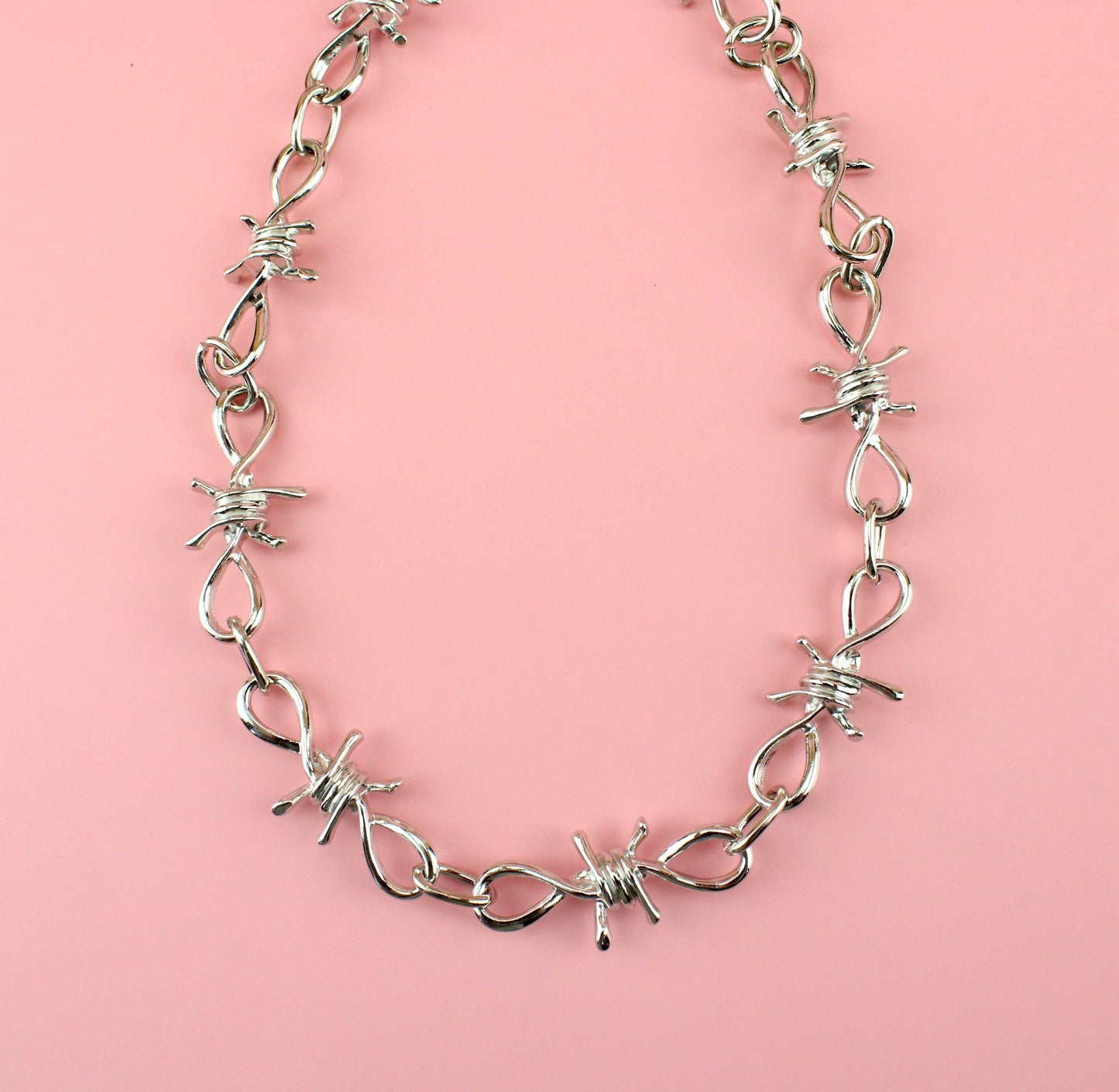 Thick Barbed Wire Necklace