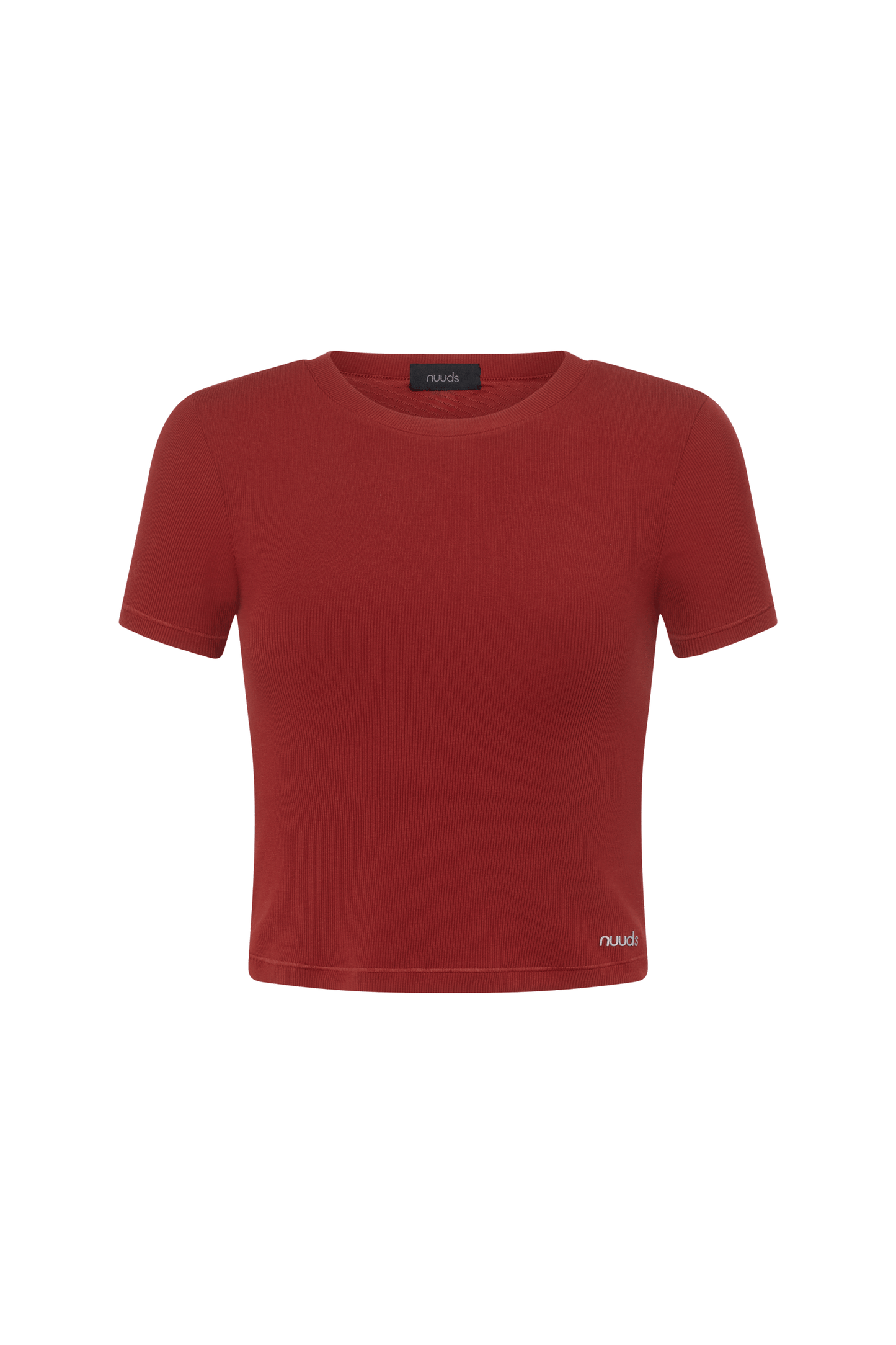 Sporty Rib Bra Tee | Scarlet