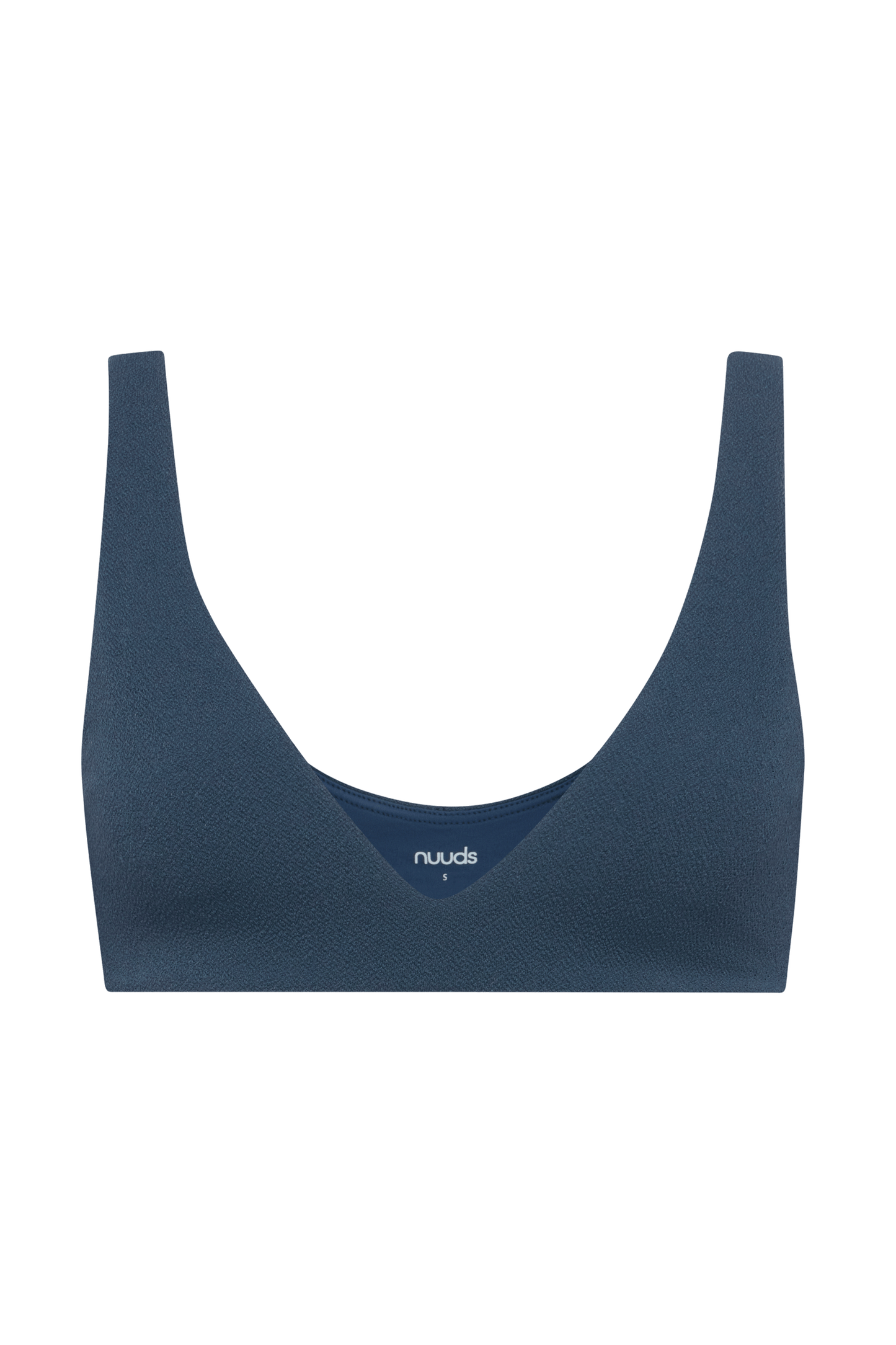 Plunge Bikini Top | Crispy Navy