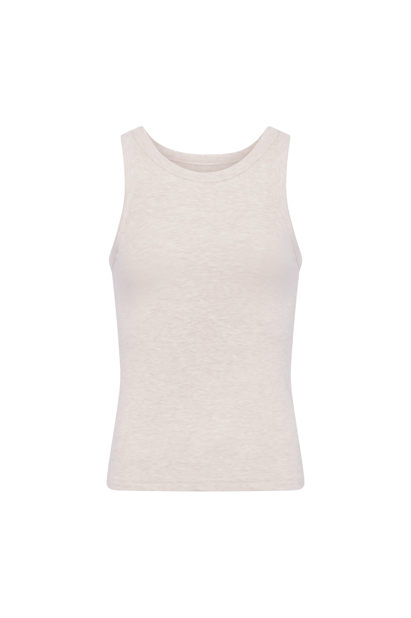 Slinky Rib Tank | Heather Fog