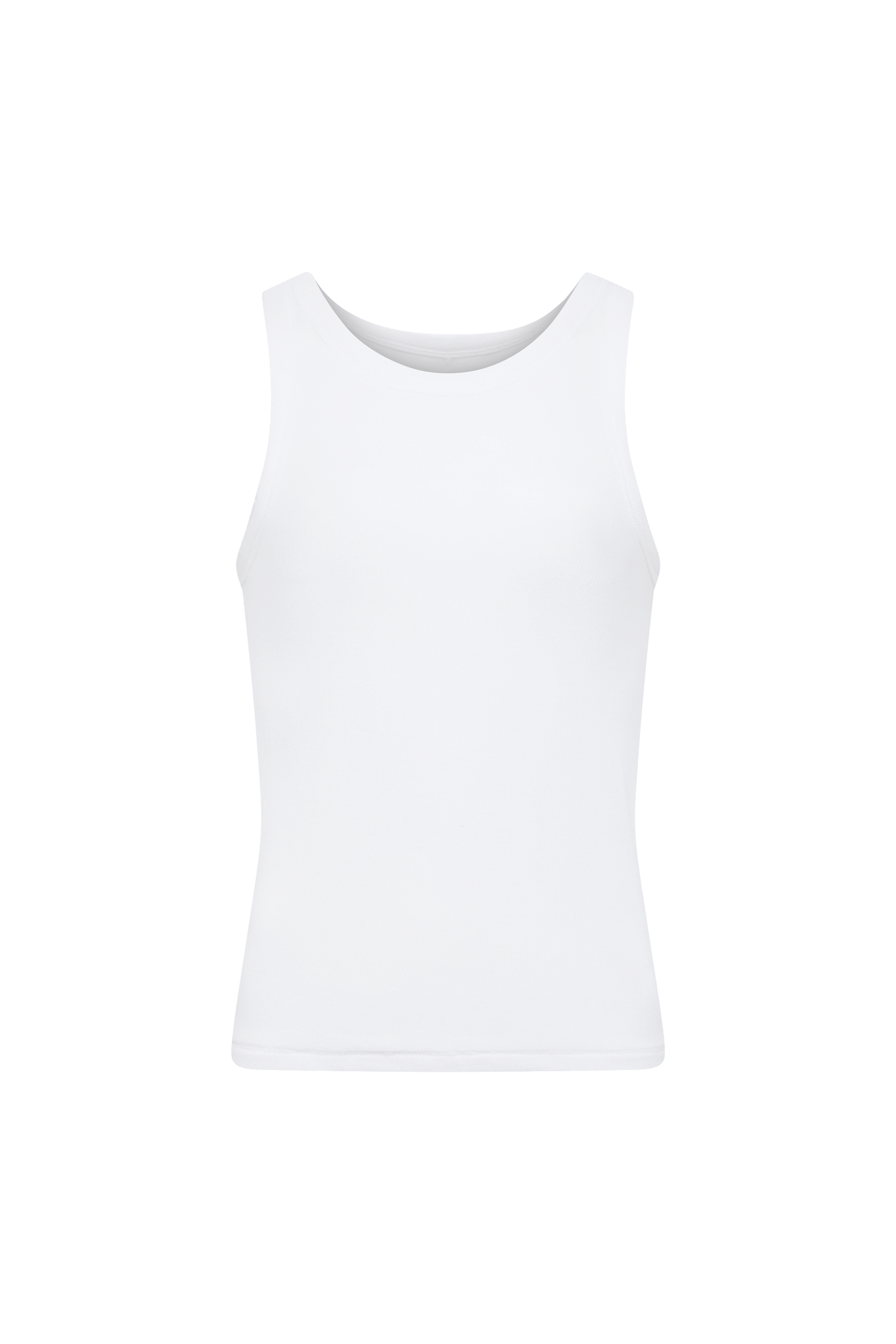 Slinky Rib Tank | White