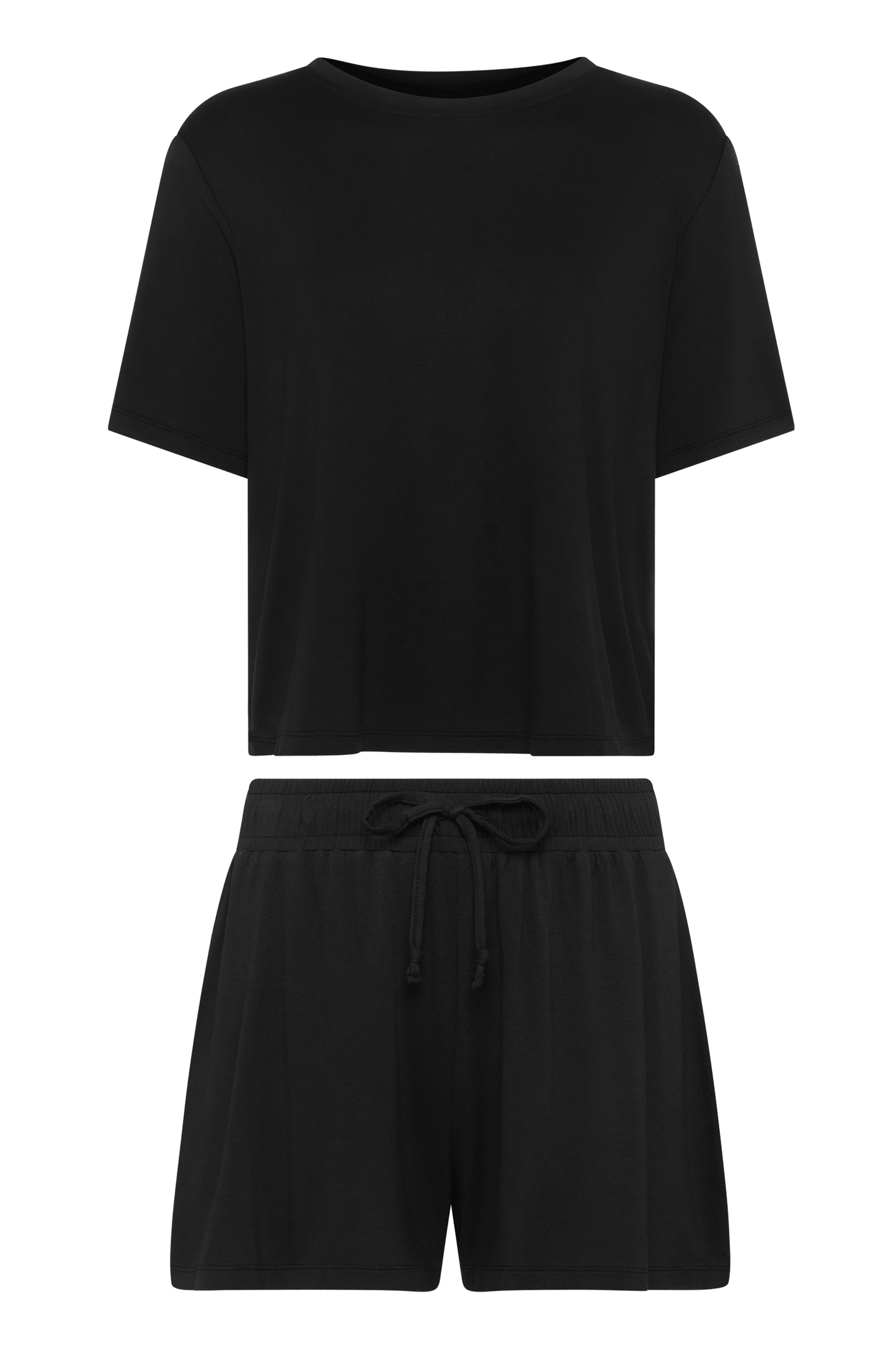 Pajama Short Set | Black